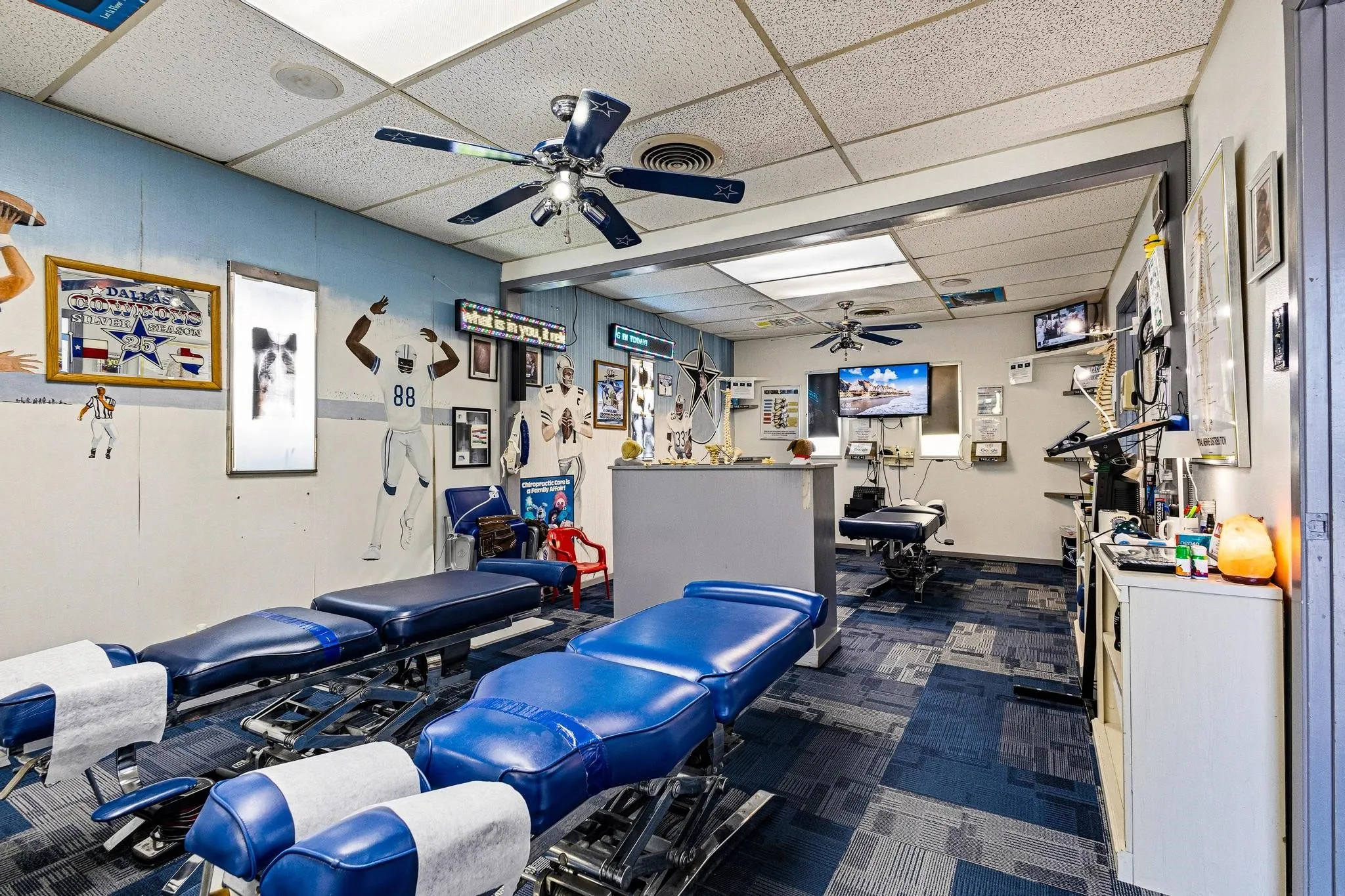 This Large Treatment Room can be Divided to Create Two Spaces