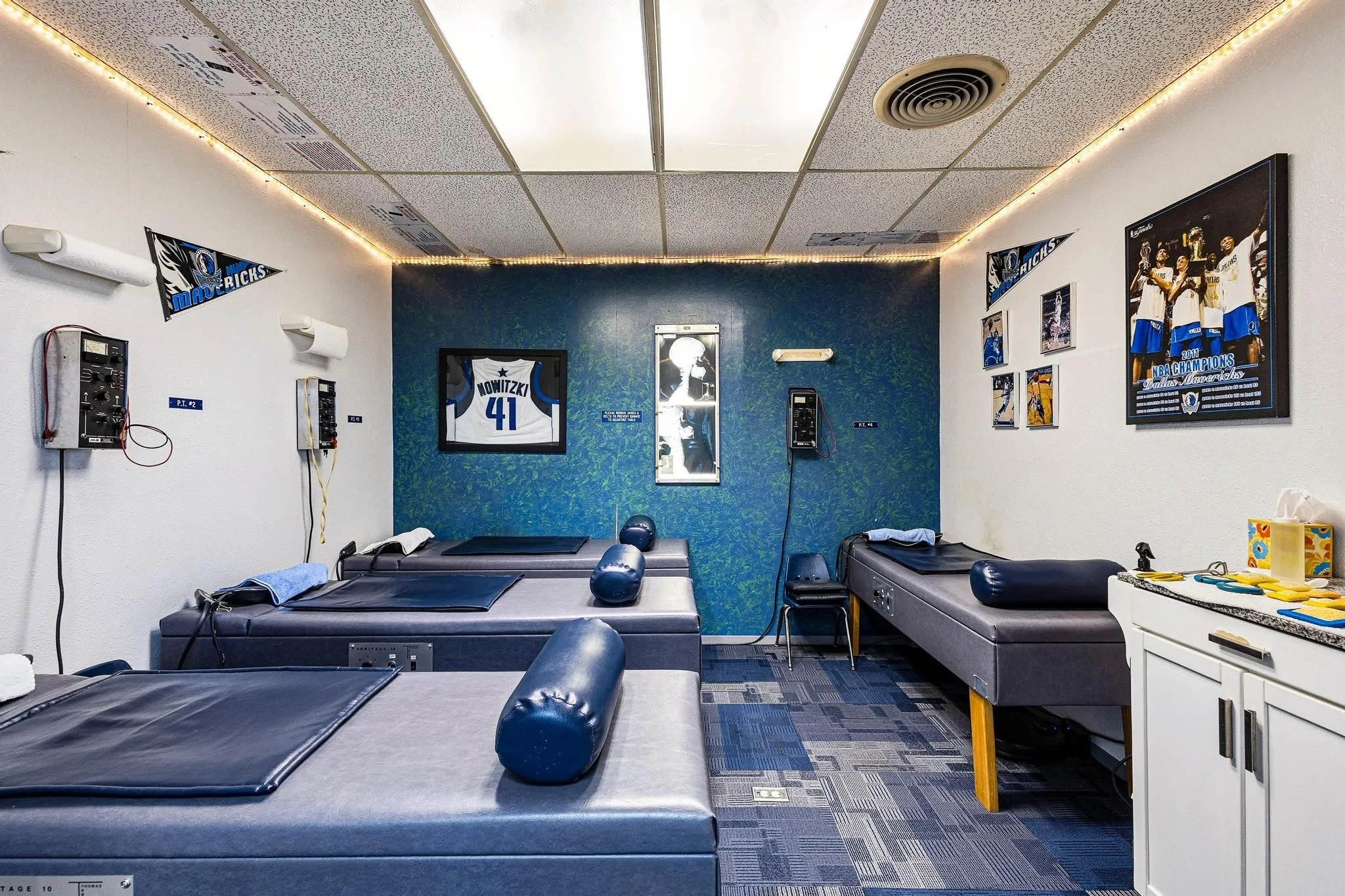 Spacious Treatment Room with Counter and Storage