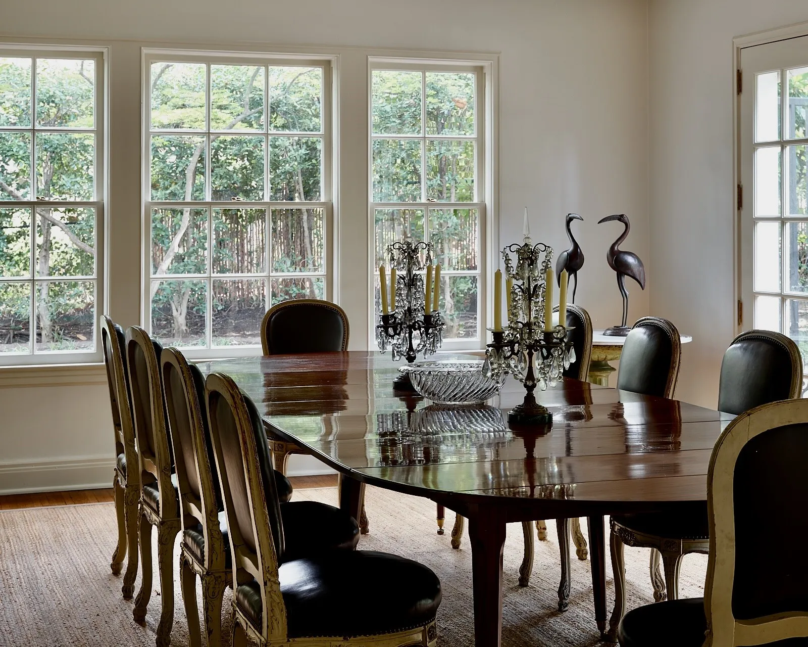 The formal dining room.
