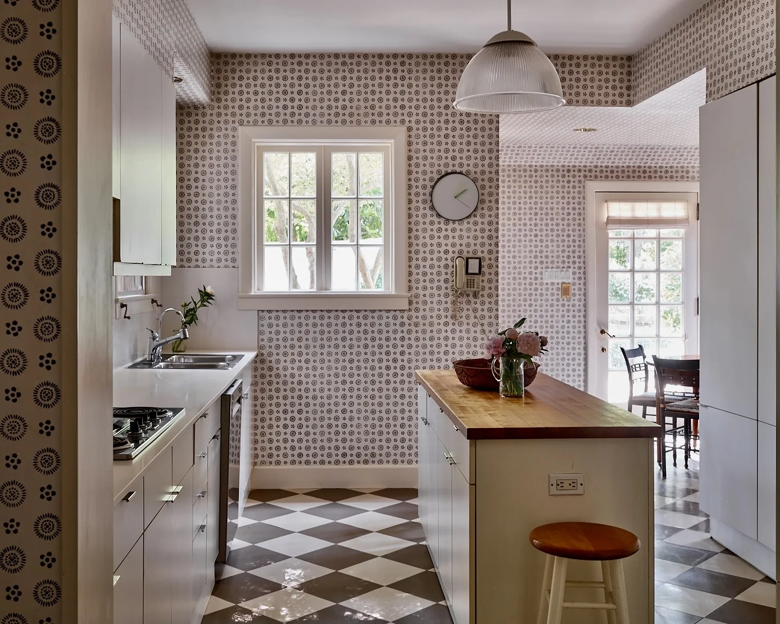 The kitchen.