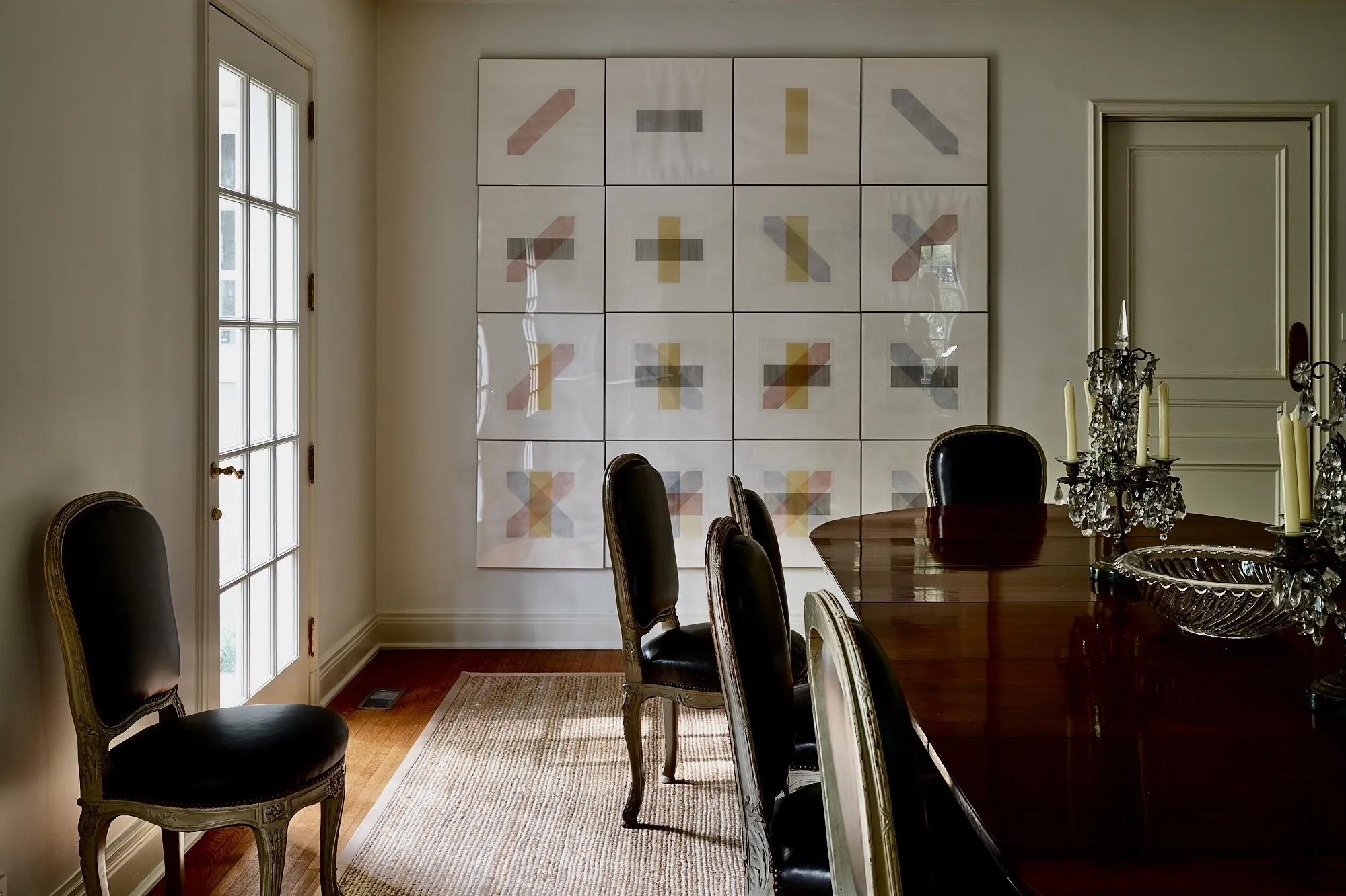 The formal dining room.