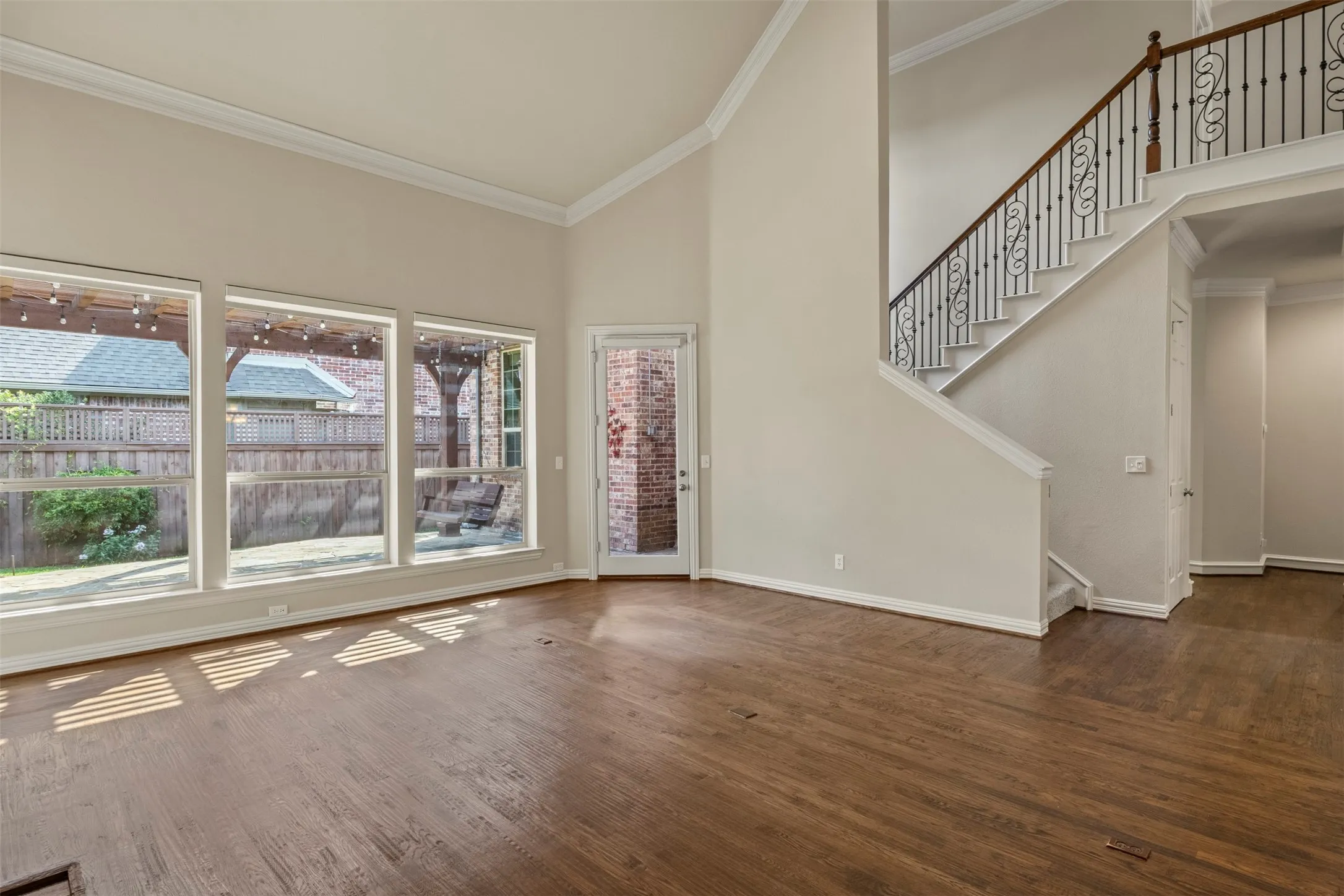 Beautiful hardwood floors.