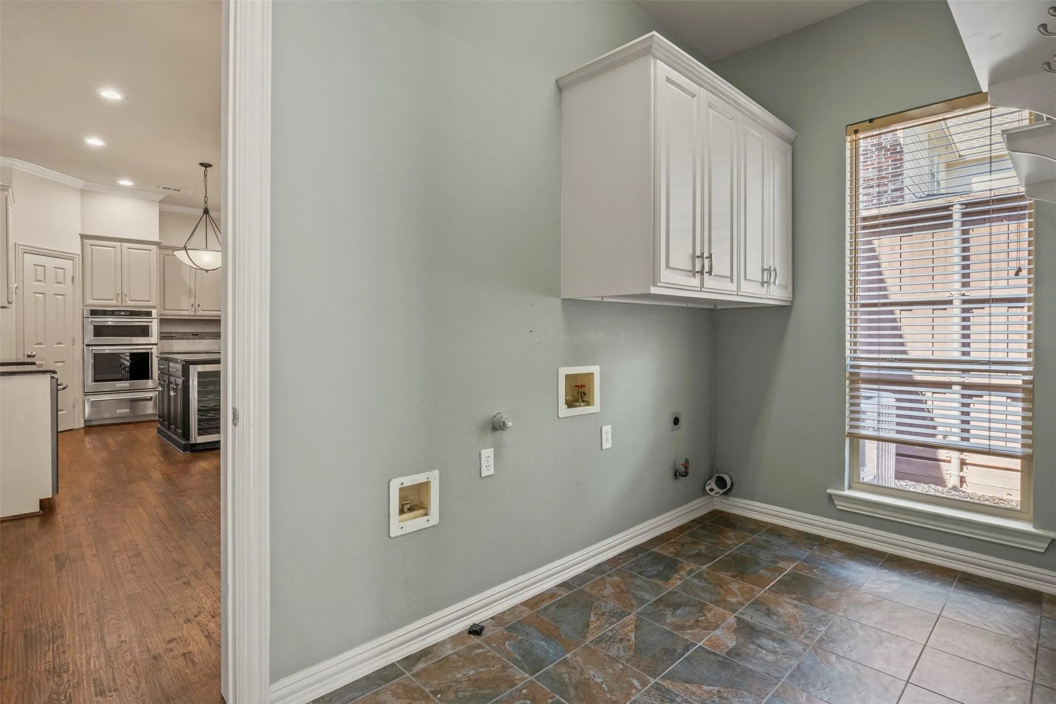 Spacious and has a window for natural light.