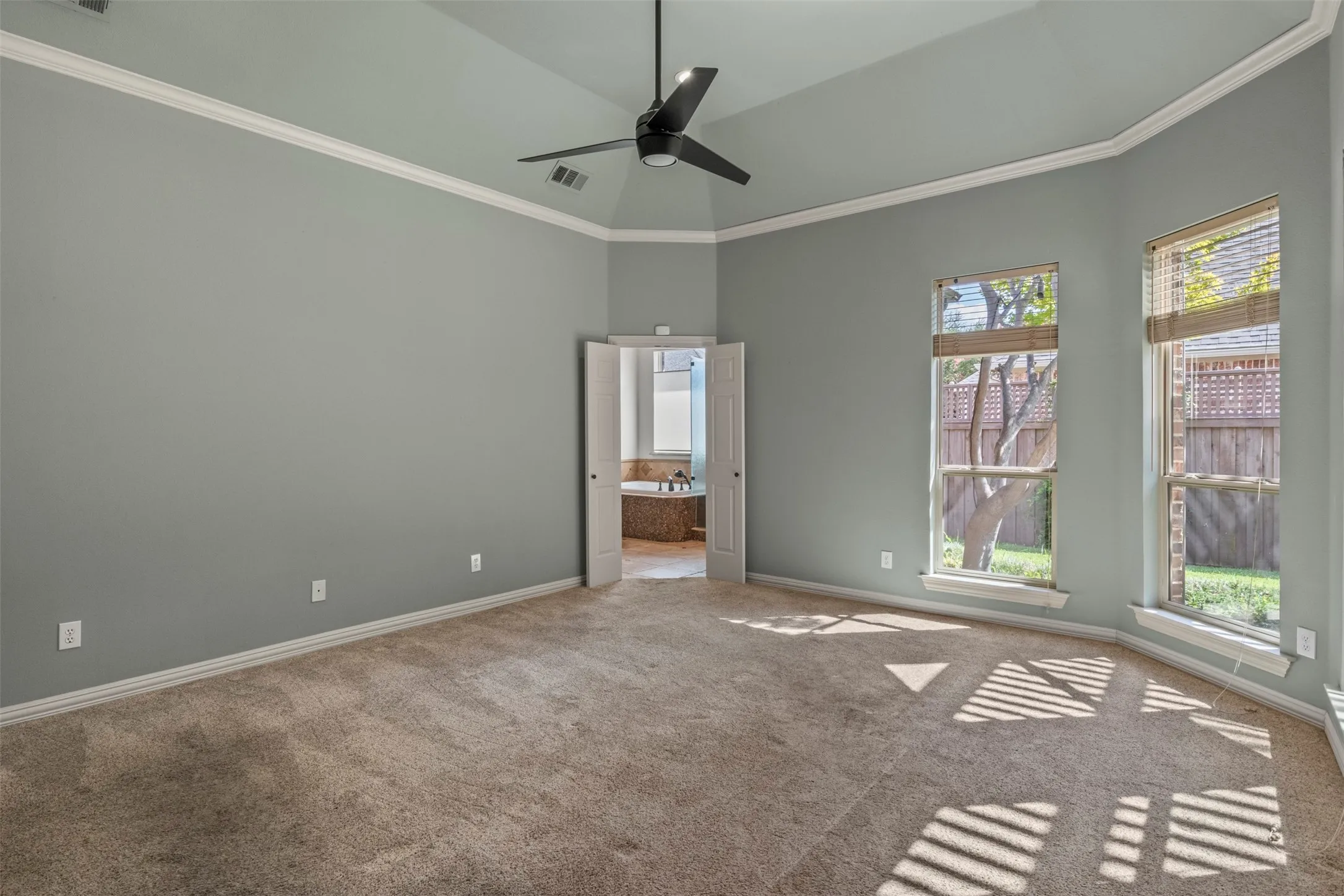 Lots of natural light.