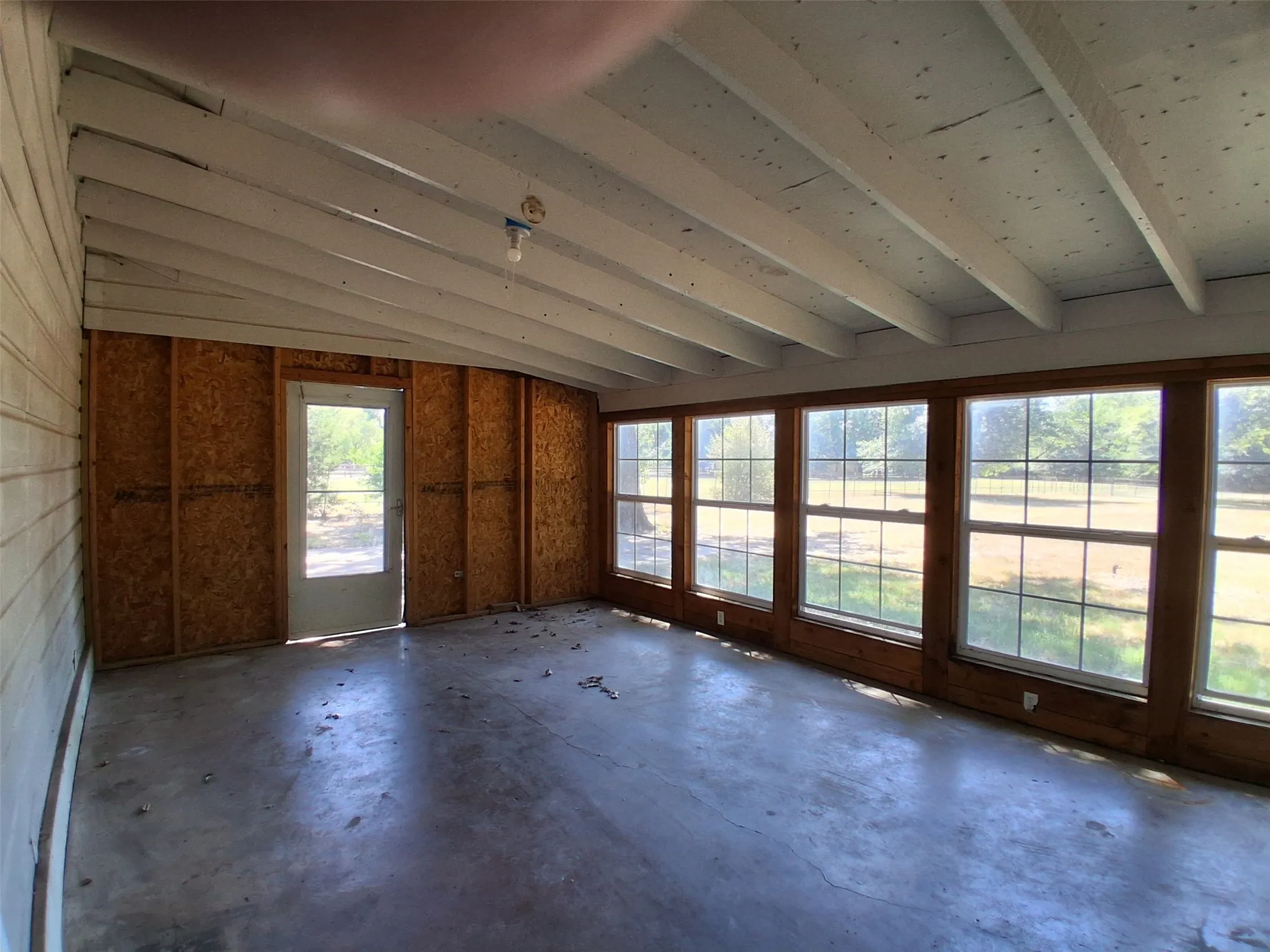 Enclosed patio