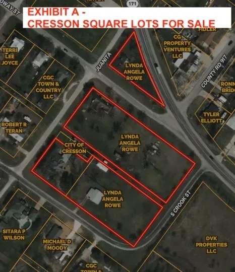 Unimproved Land For Sale in Johnson County , 303 S Crook Street, Cresson, Texas 76035, 0, 0, Garage spaces, 0 Sqft, built in 1968, mls#21347331, Real Estate Agent in Cresson, Homes For Sale in Johnson county, Homes For Sale in Cresson, Realtor in Cresson Texas, Real Estate Brokerage Independent Realty Texas, Luminita Cordes Realtor