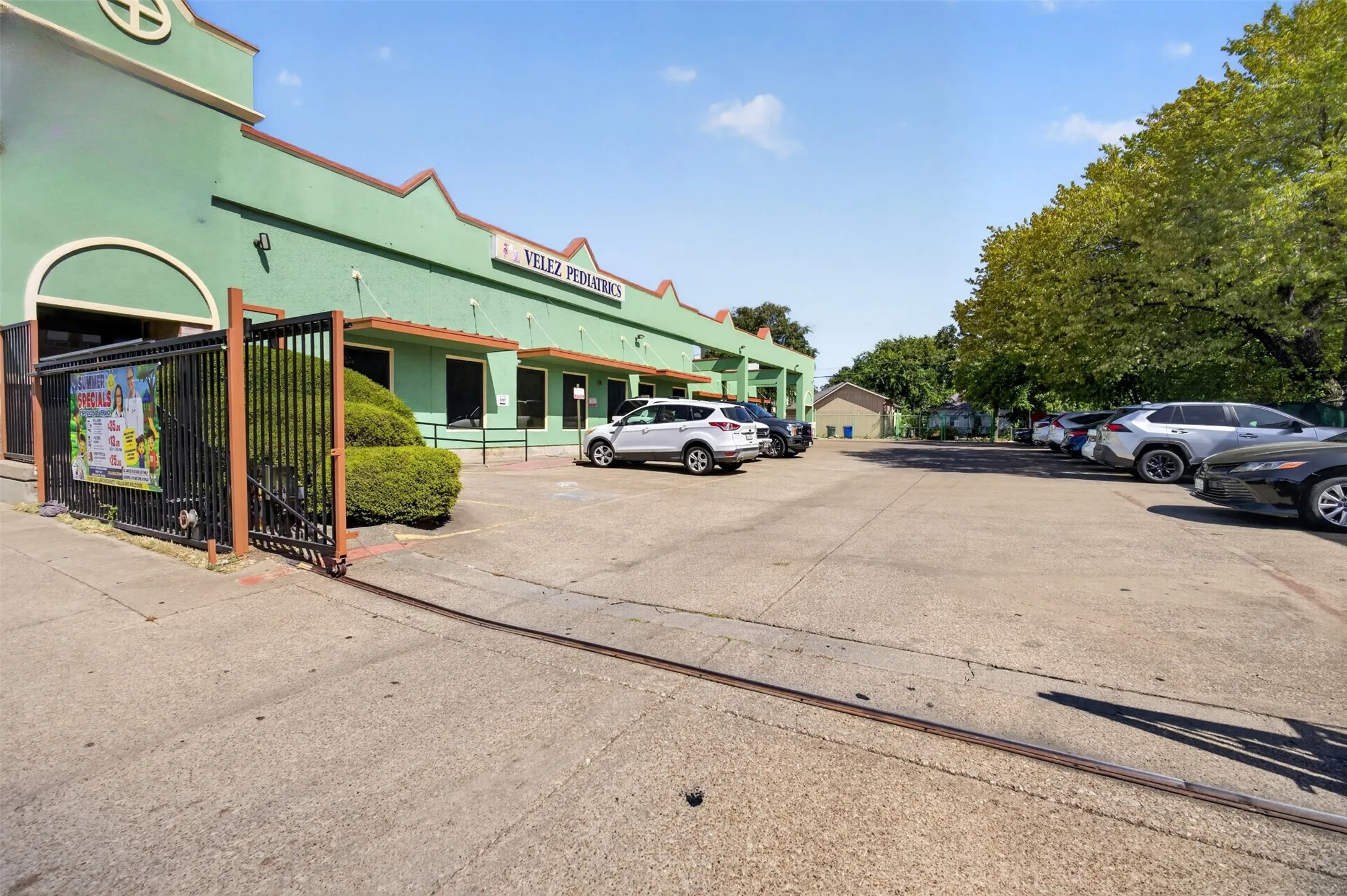 FRONT OF THE STRUCTURE ENTRANCE