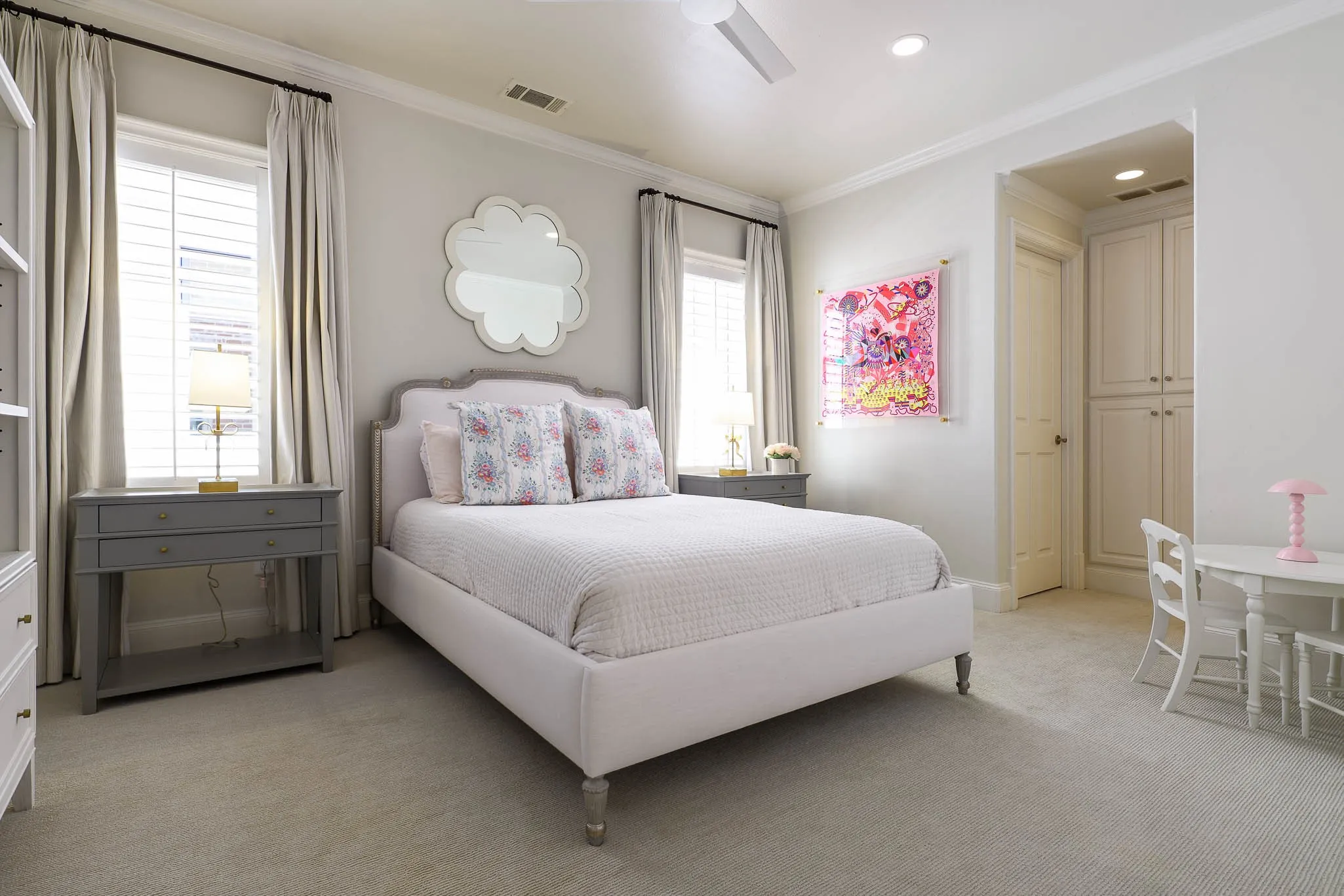 Ensuite bedroom with walk-in closet
