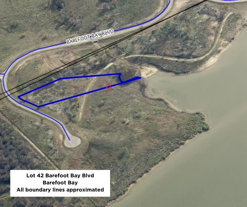 Unimproved Land For Sale in Navarro County , Lot 42 Barefoot Bay Boulevard, Corsicana, Texas 75109, 0, 0, Garage spaces, 0 Sqft, built in 0, mls#21372393, Real Estate Agent in Corsicana, Homes For Sale in Navarro county, Homes For Sale in Corsicana, Realtor in Corsicana Texas, Real Estate Brokerage Independent Realty Texas, Luminita Cordes Realtor