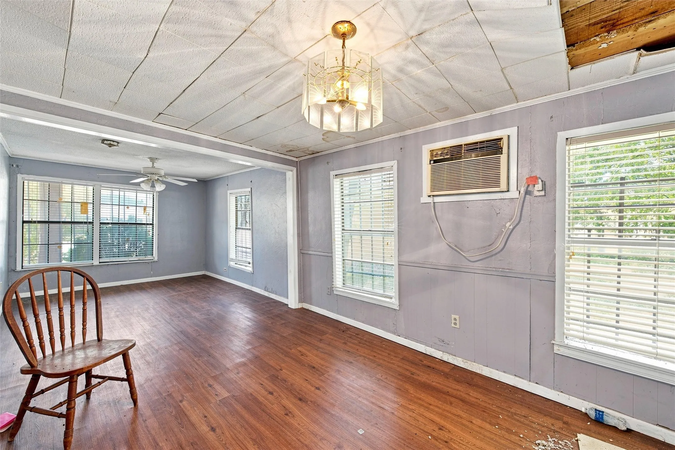 Living room and formal dining