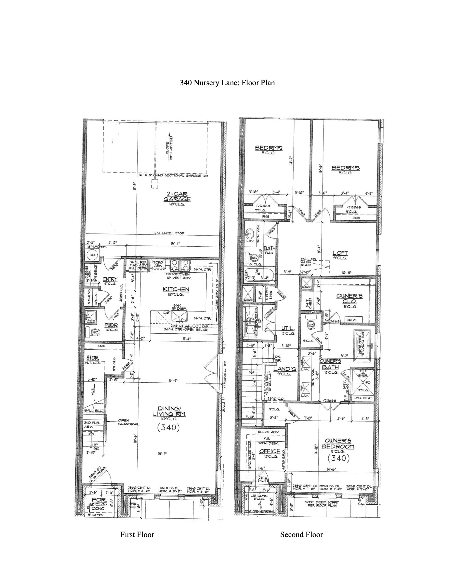 Spacious and light filled, open floor plan on main level and large spacious and private owner's suite on second level separate from second living and two additional bedrooms.