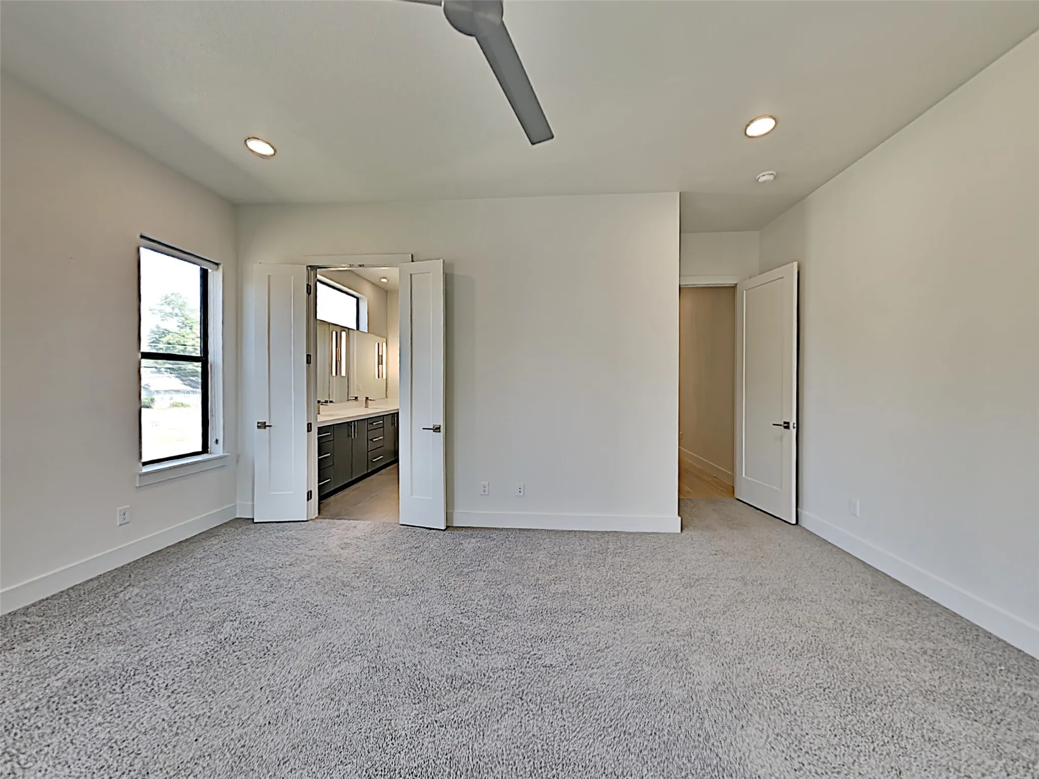 Primary bedroom with ensuite.