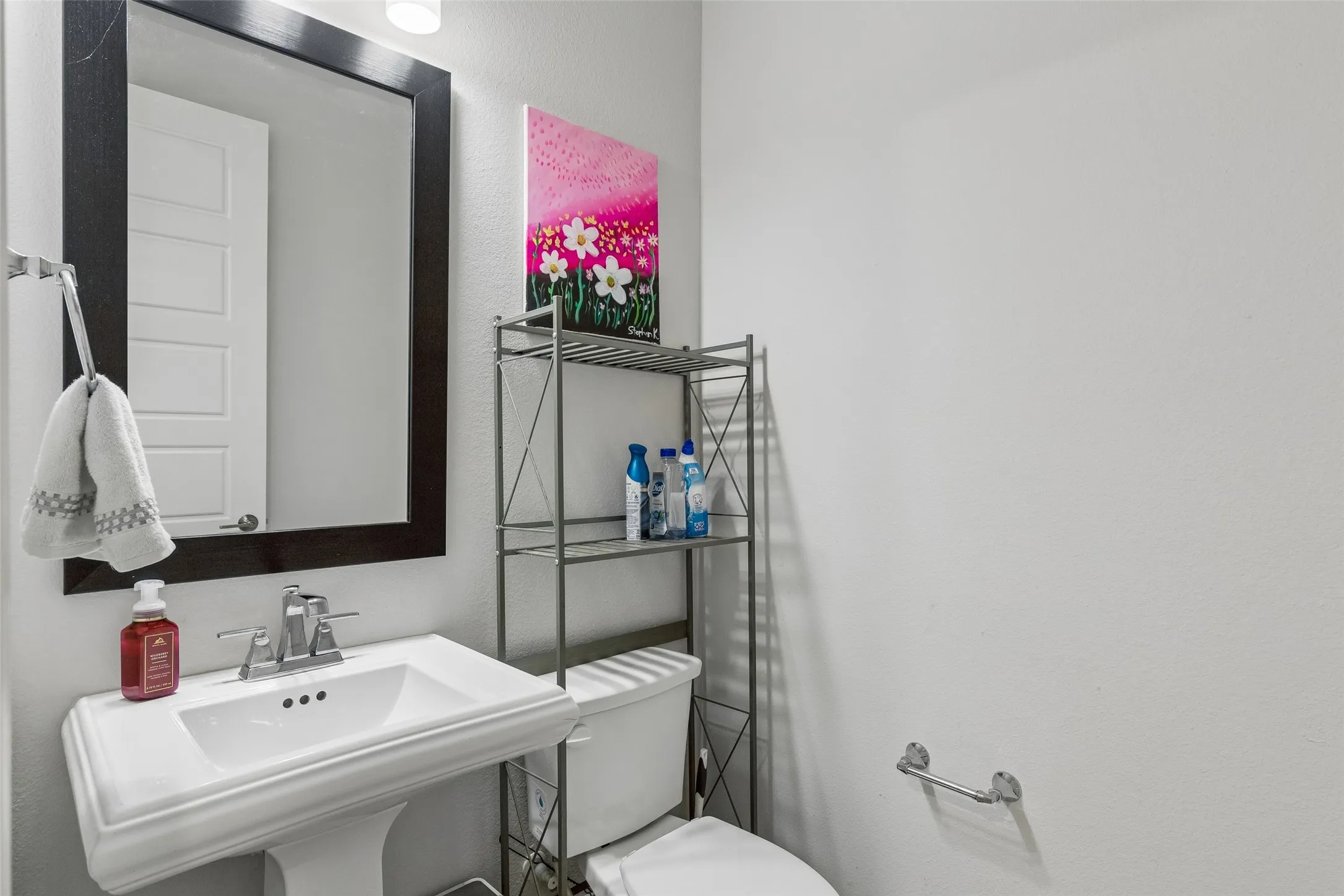 Half-bath downstairs by garage enterance