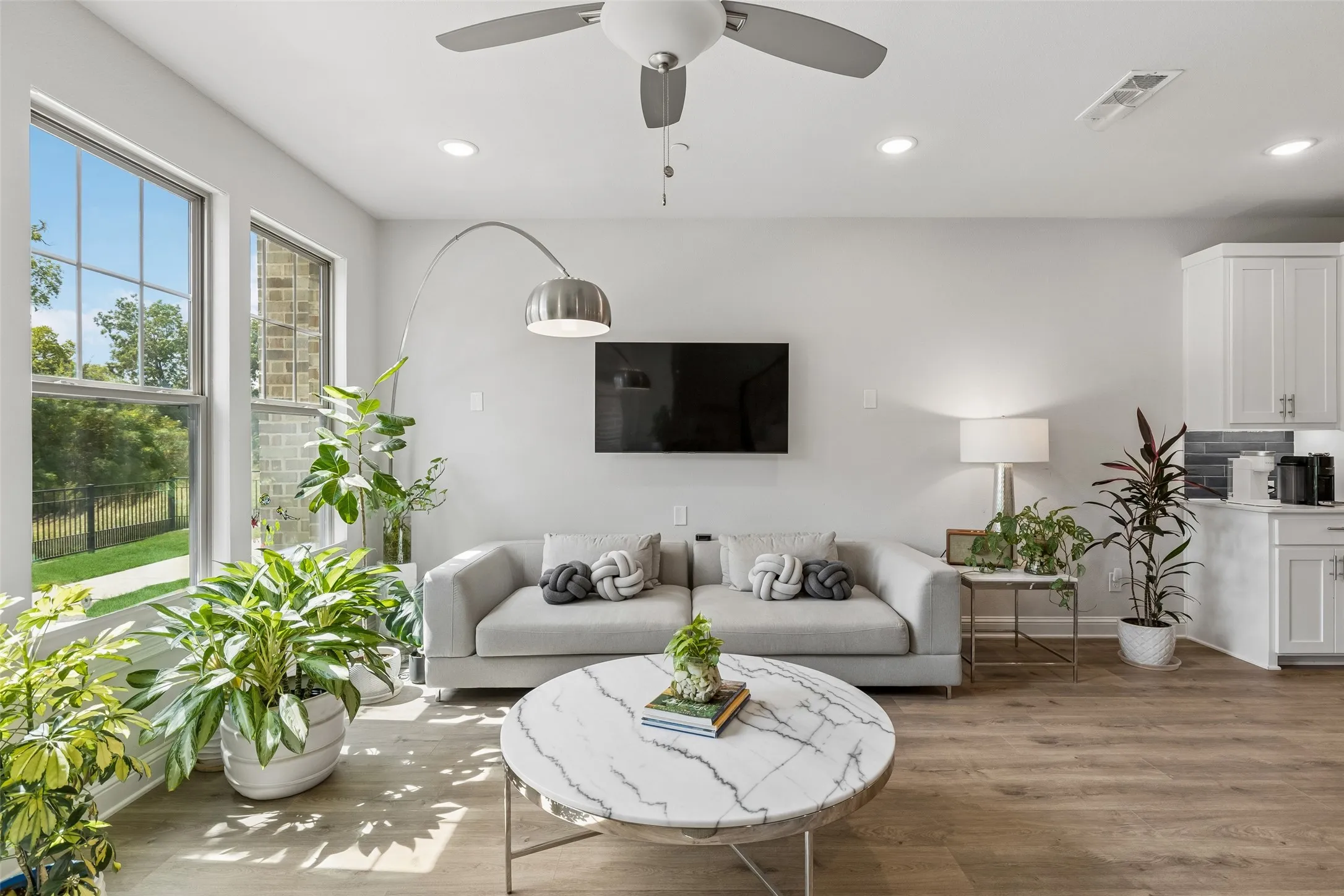 Bright and open living room