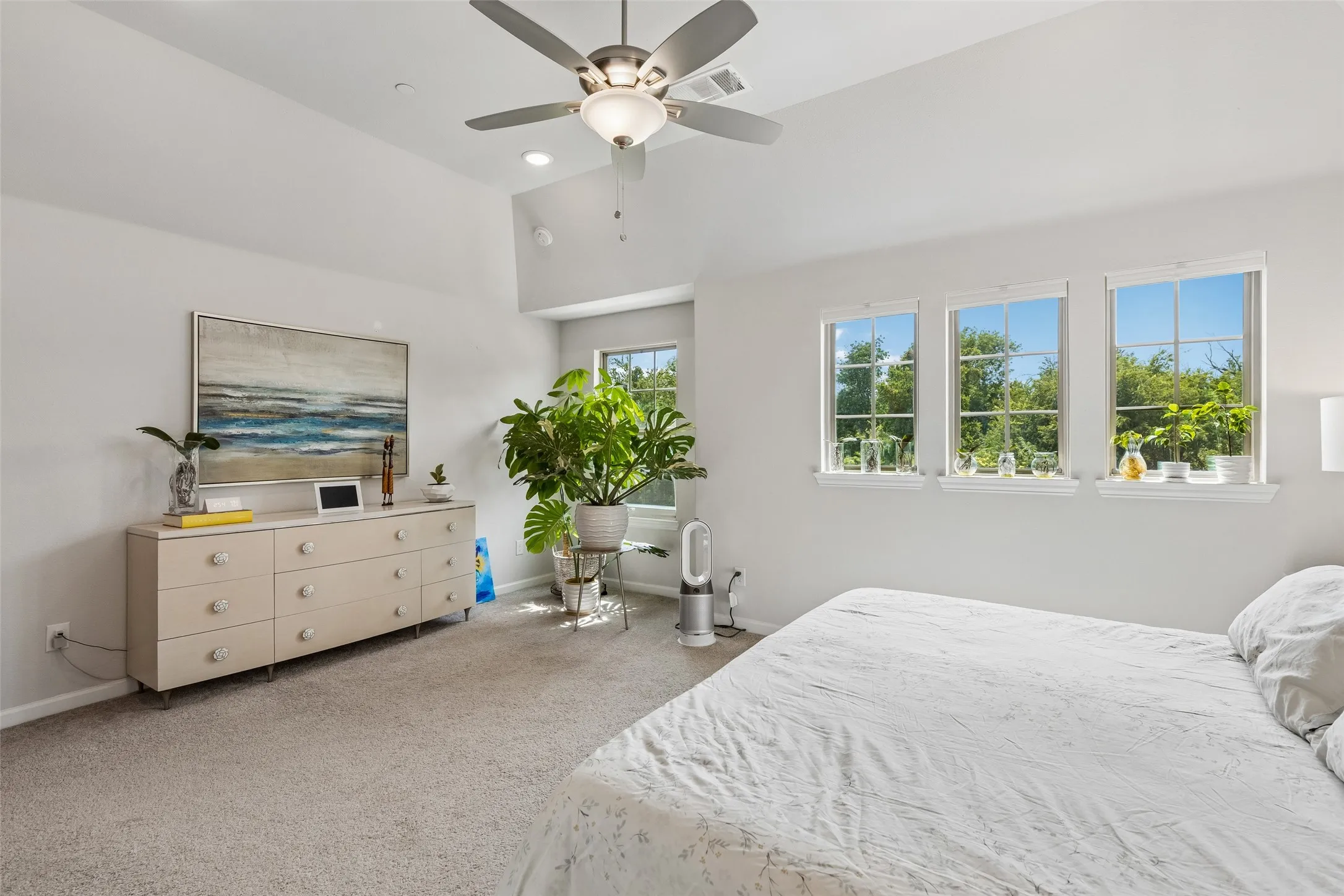 Bright windows bring lots of natural light