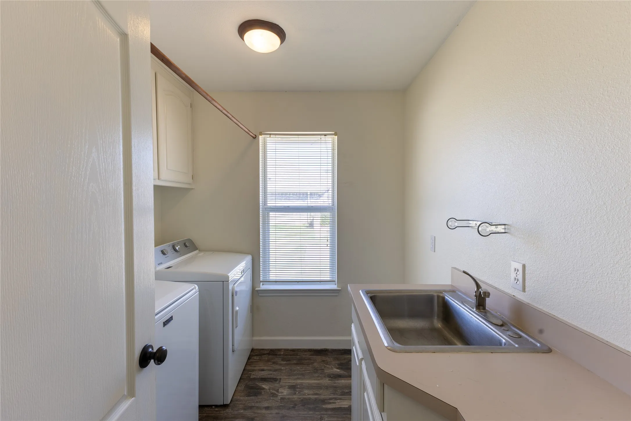 Great space with this laundry room!