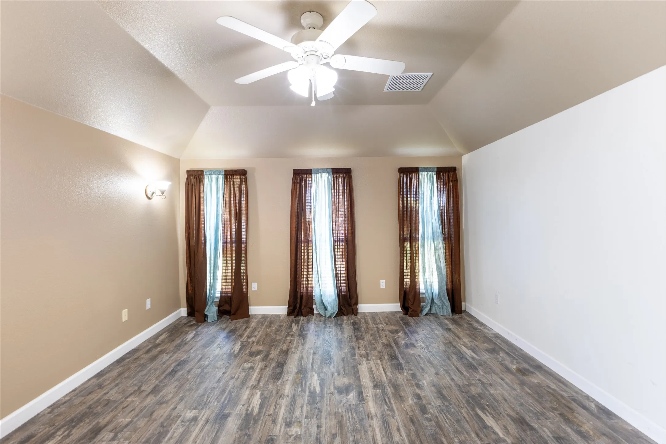 Primary Bedroom is split from other bedrooms.