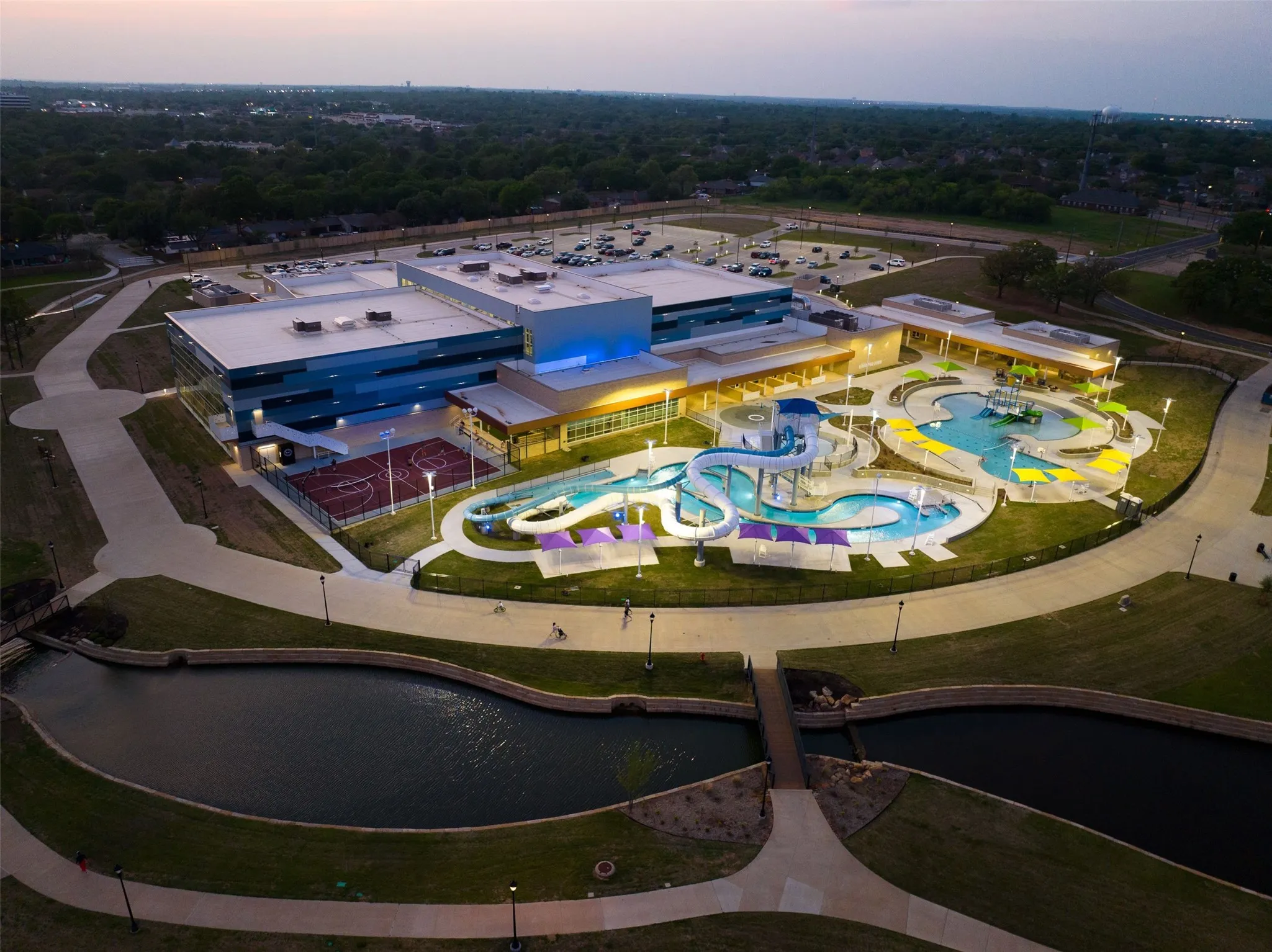 Generations Park at the Bedford Boy's Ranch has an awesome water park!