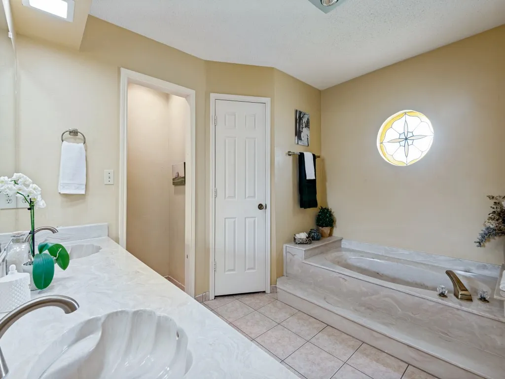 Another view of the primary bathroom.