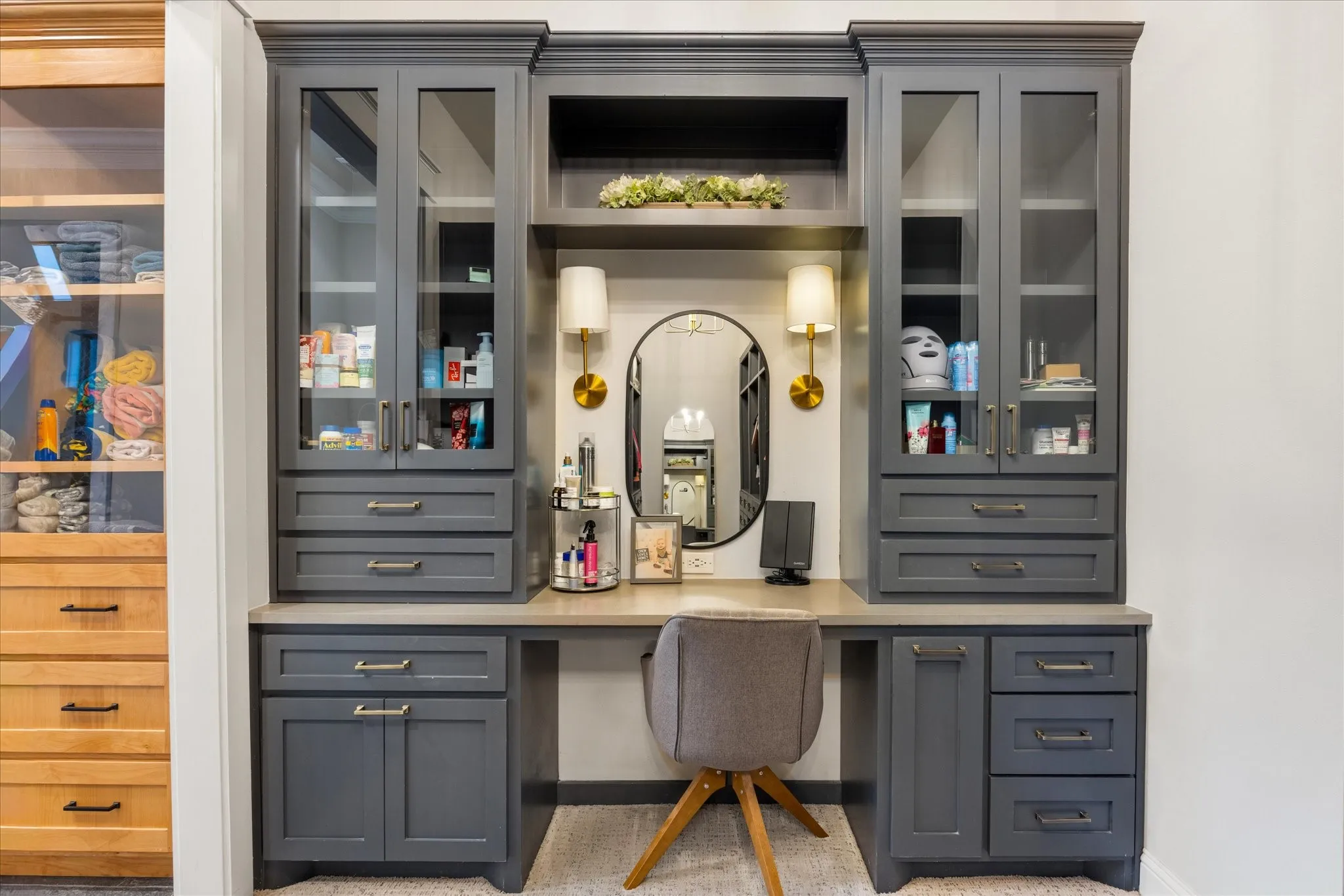 Her Master Closet Vanity