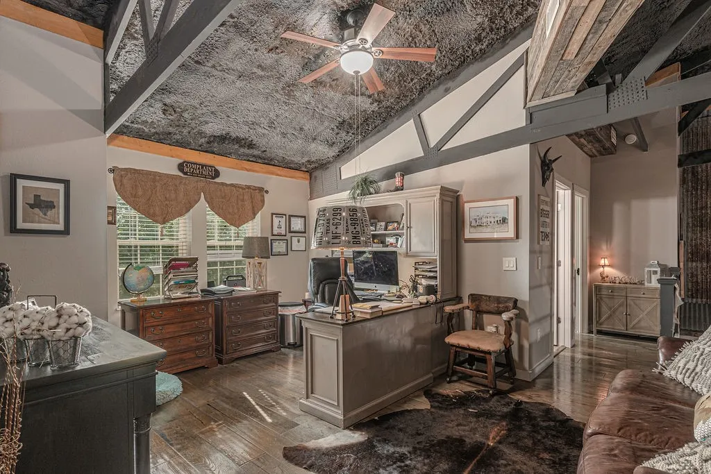 Upstairs office