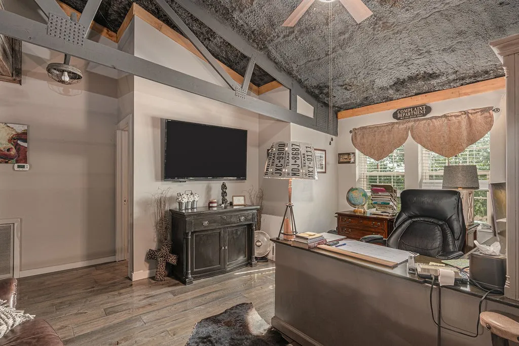 Upstairs office