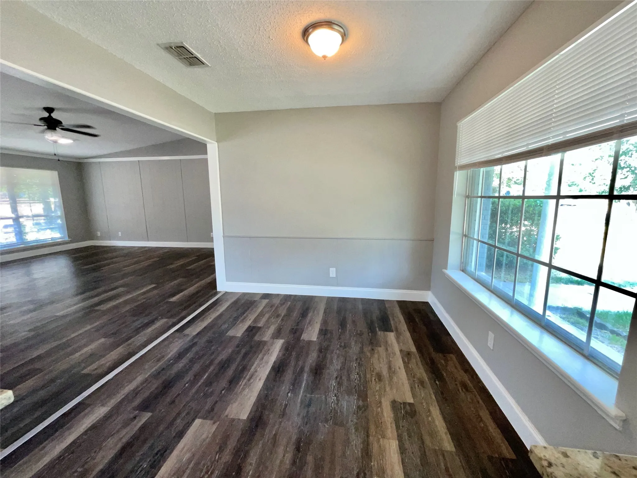Dining Room Open to Kitchen and Living Area