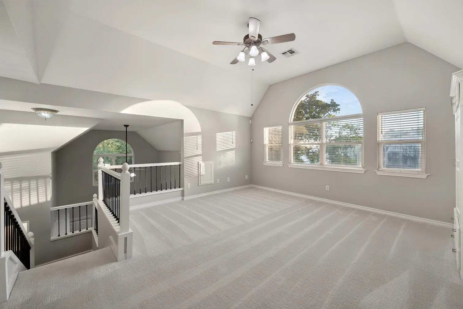 2nd Floor living room with a view of the lake