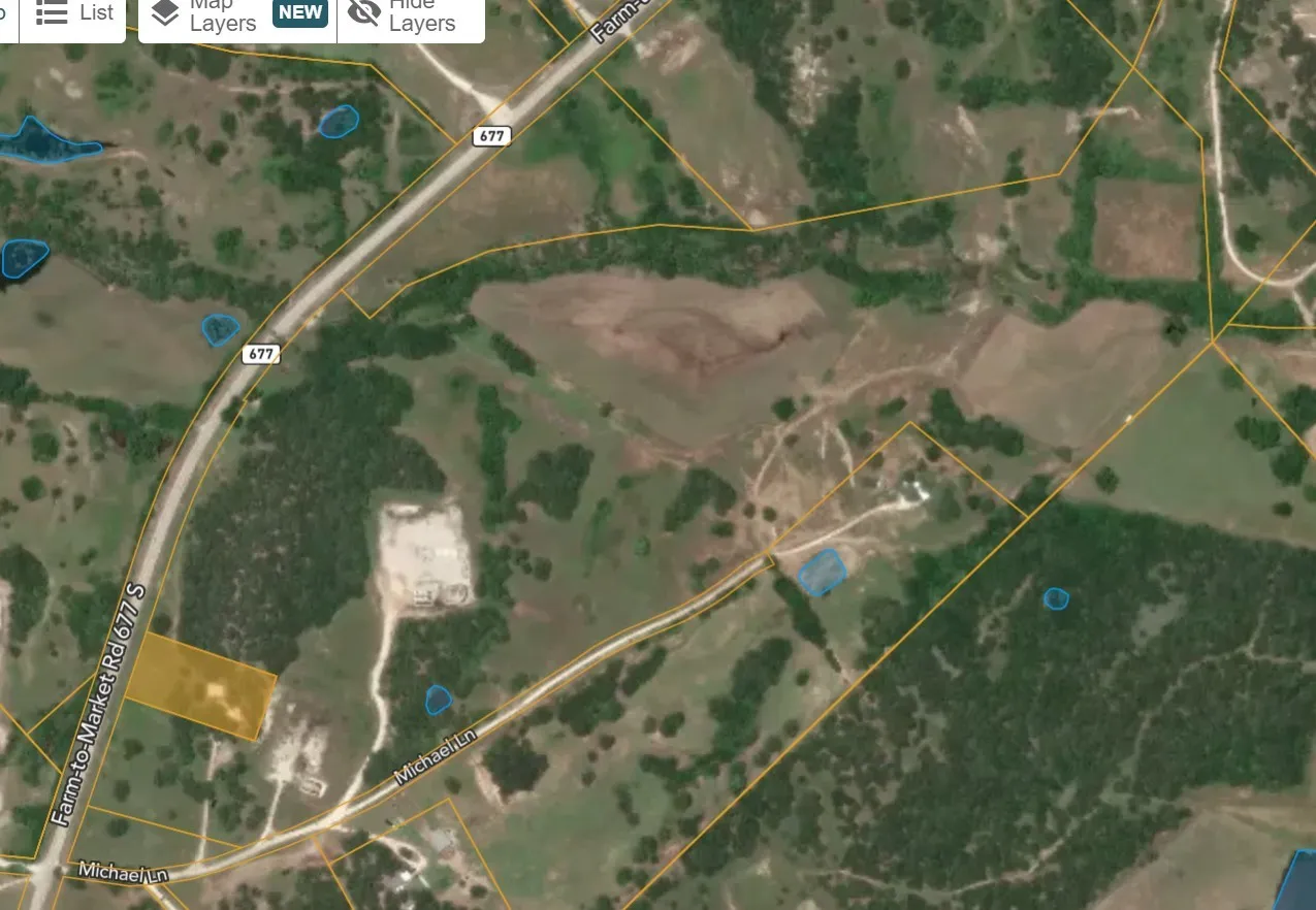 2 acre parcel with house and garage