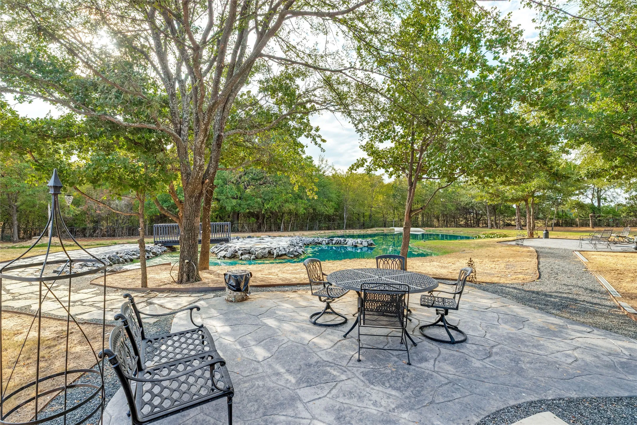 Inviting Flagstone Patio