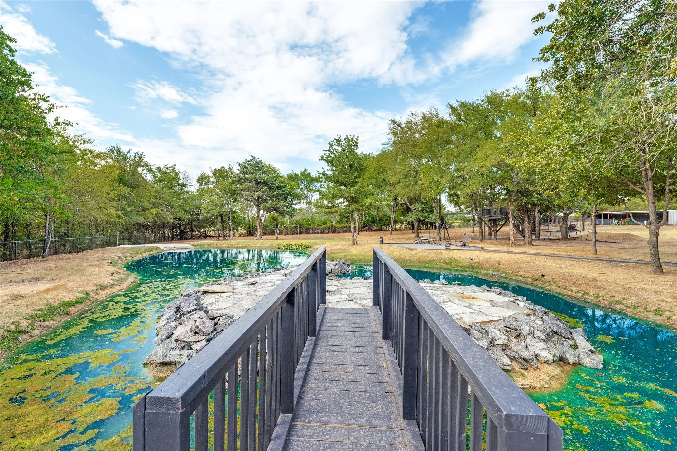 Bridge to Pond