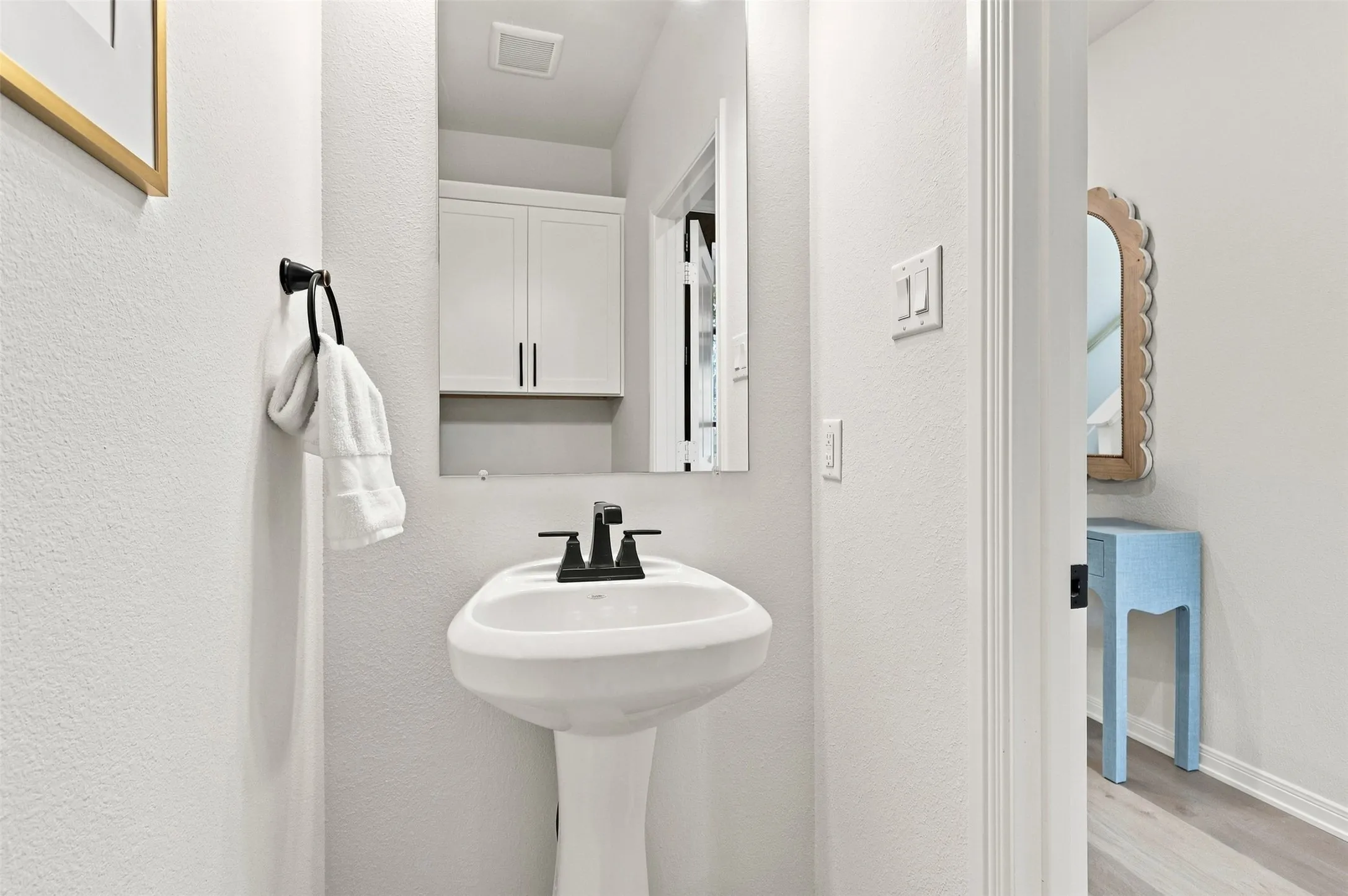 downstairs powder bath