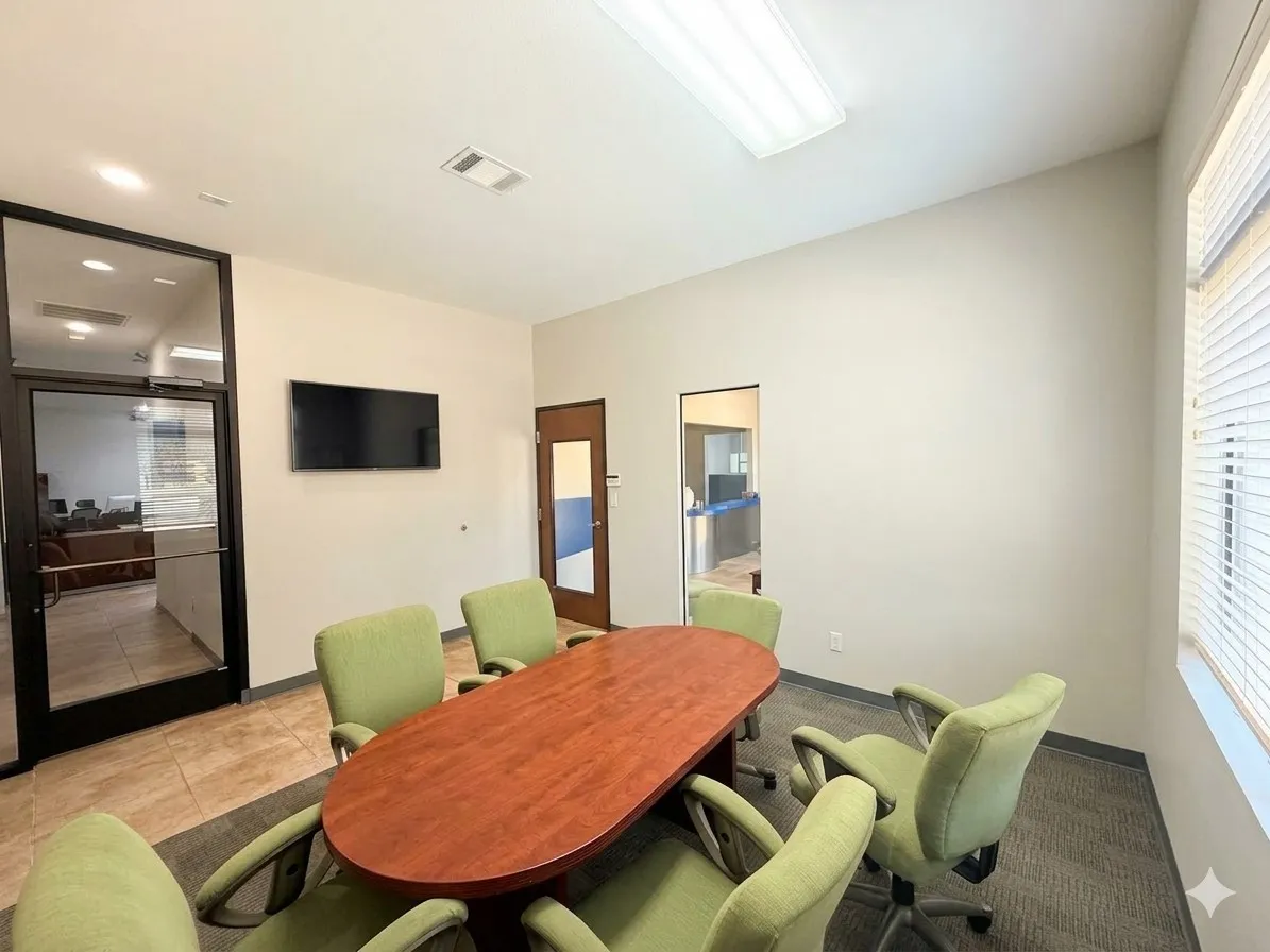 Recessed lighting and a wall-mounted display