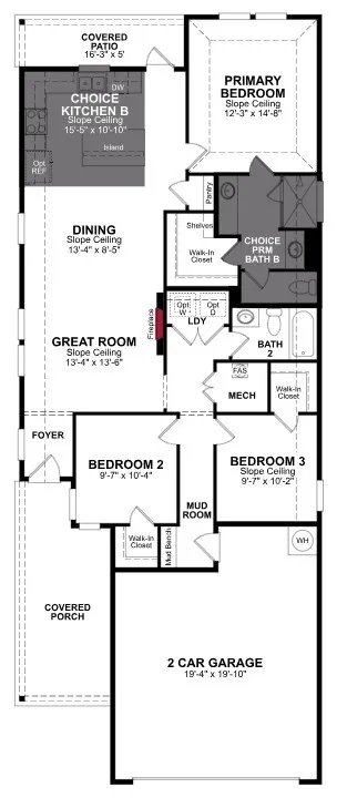 Beazer Homes Churchill Daisy Floorplan.