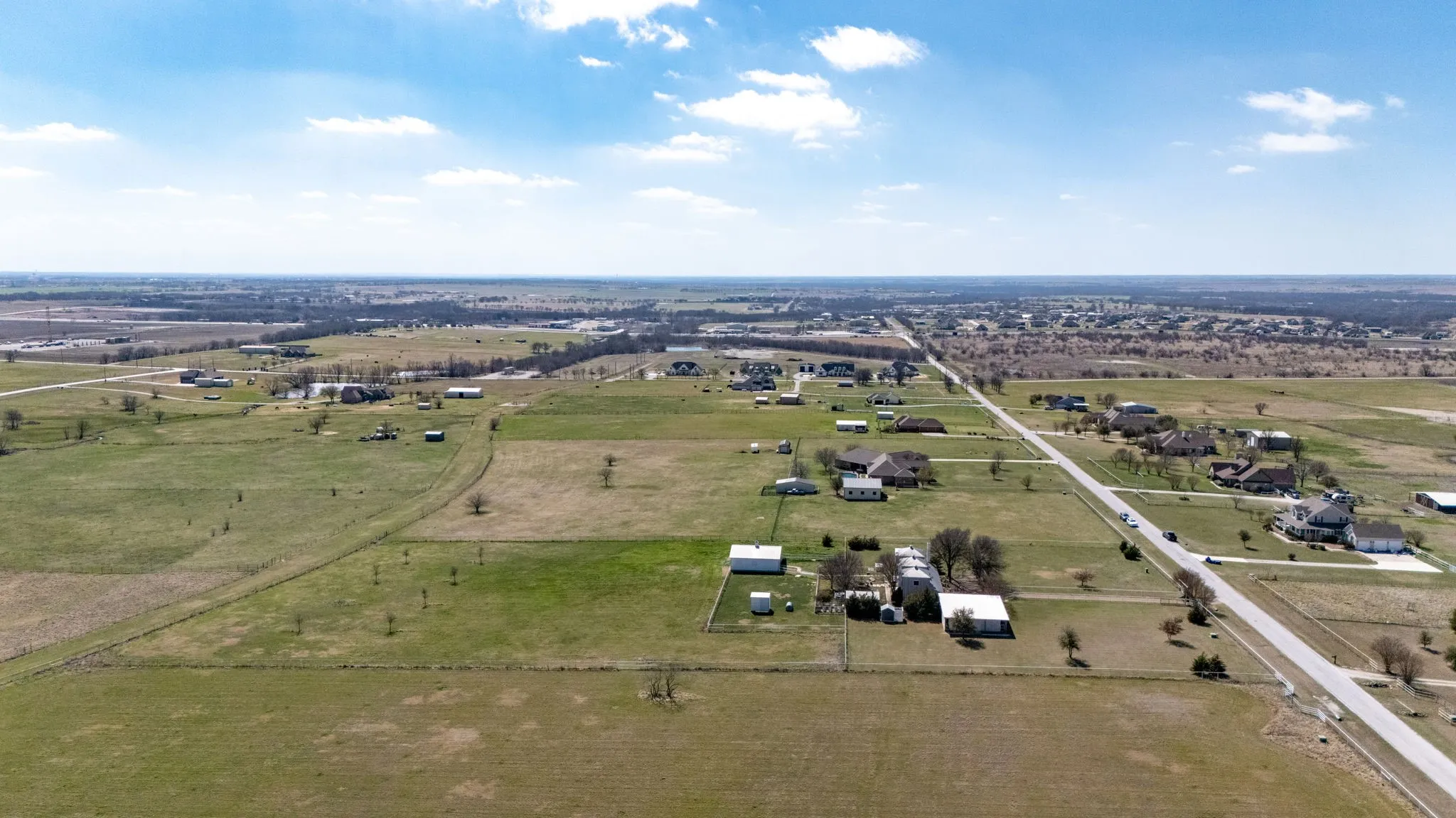 Side aerial view