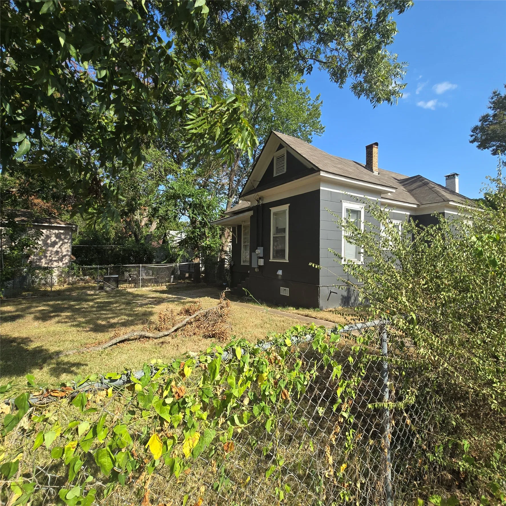 Side of house