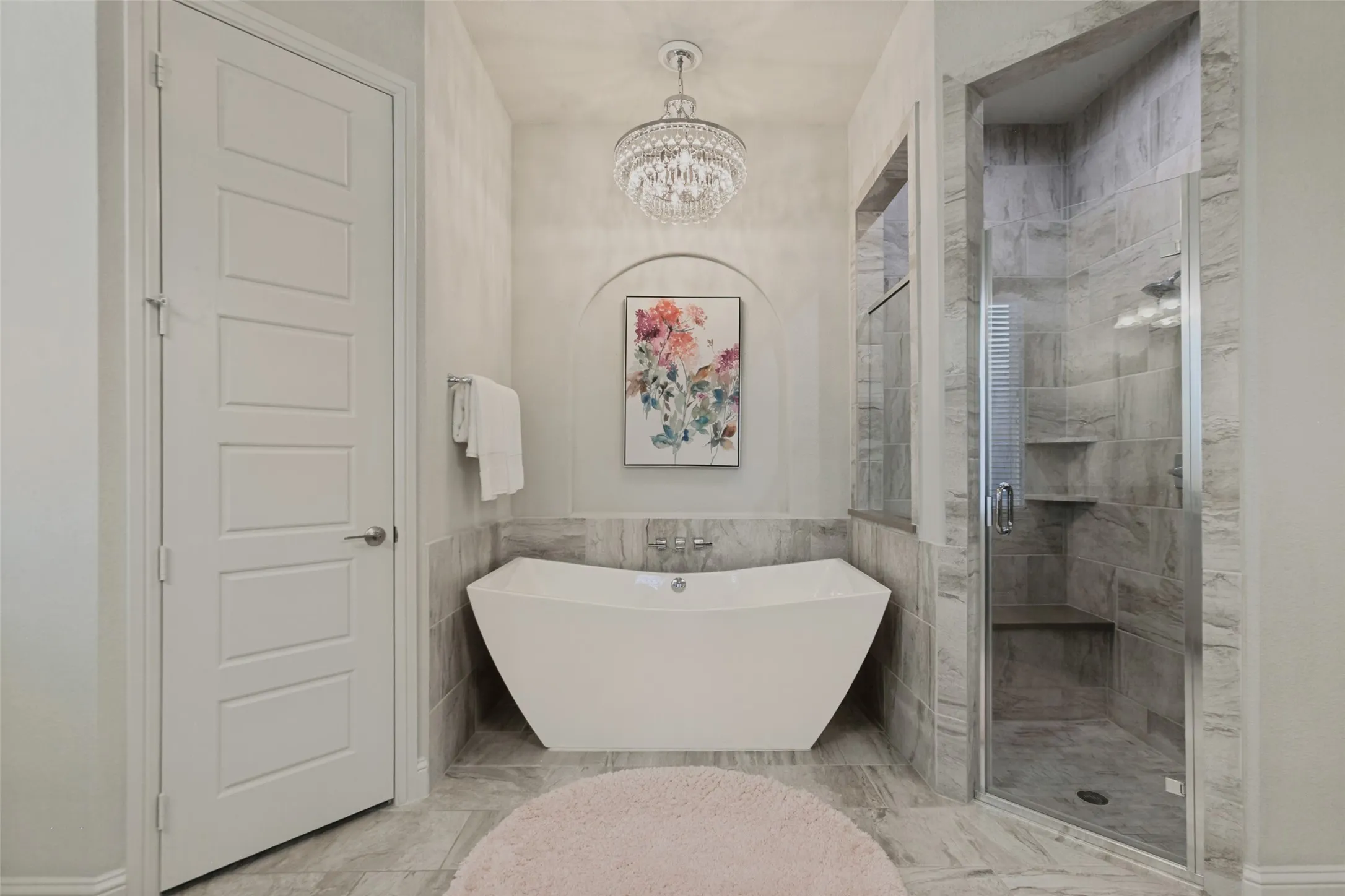 Relax in this spa-like bathroom!