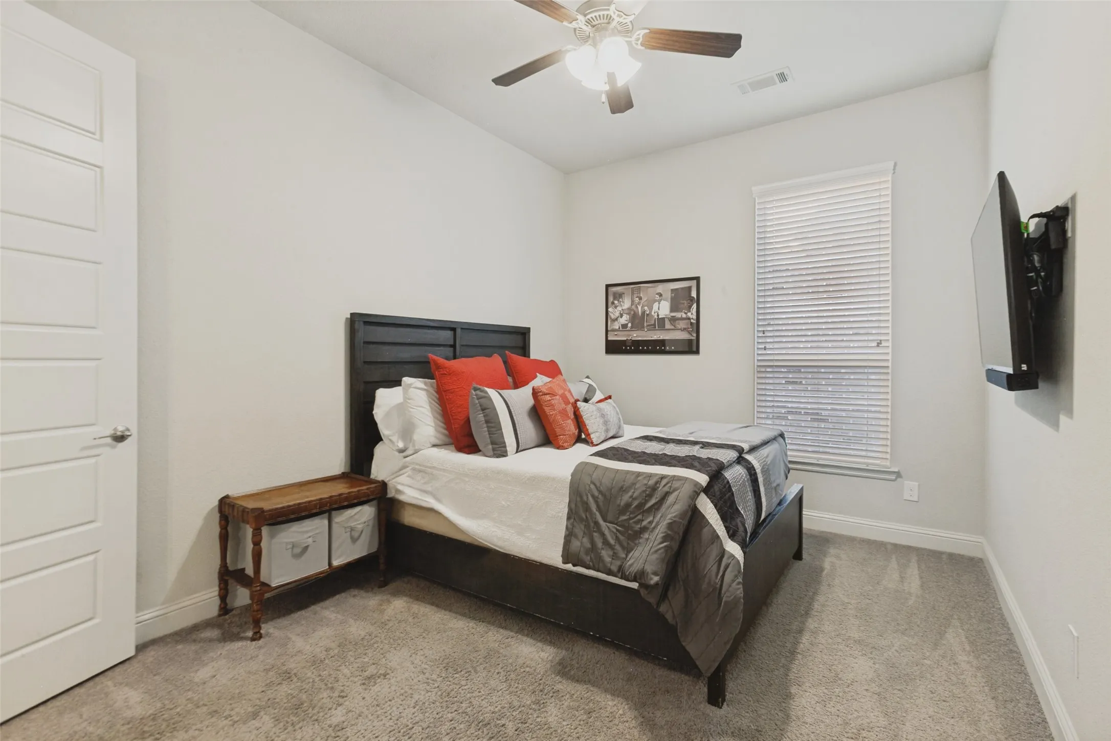 Separate bedroom with ensuite bath