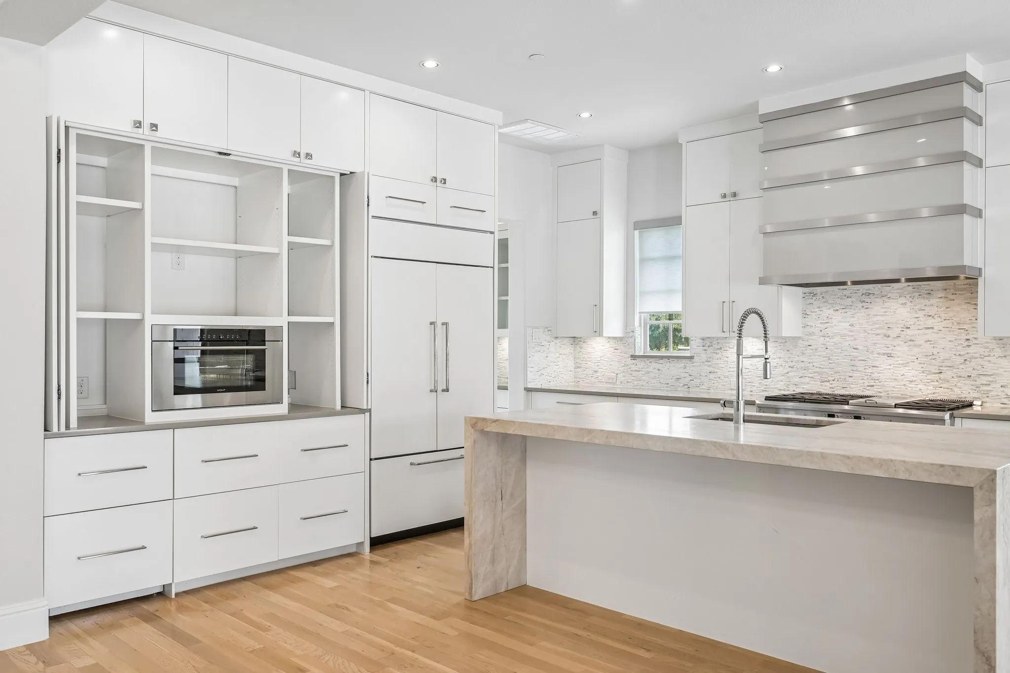 Open concept kitchen