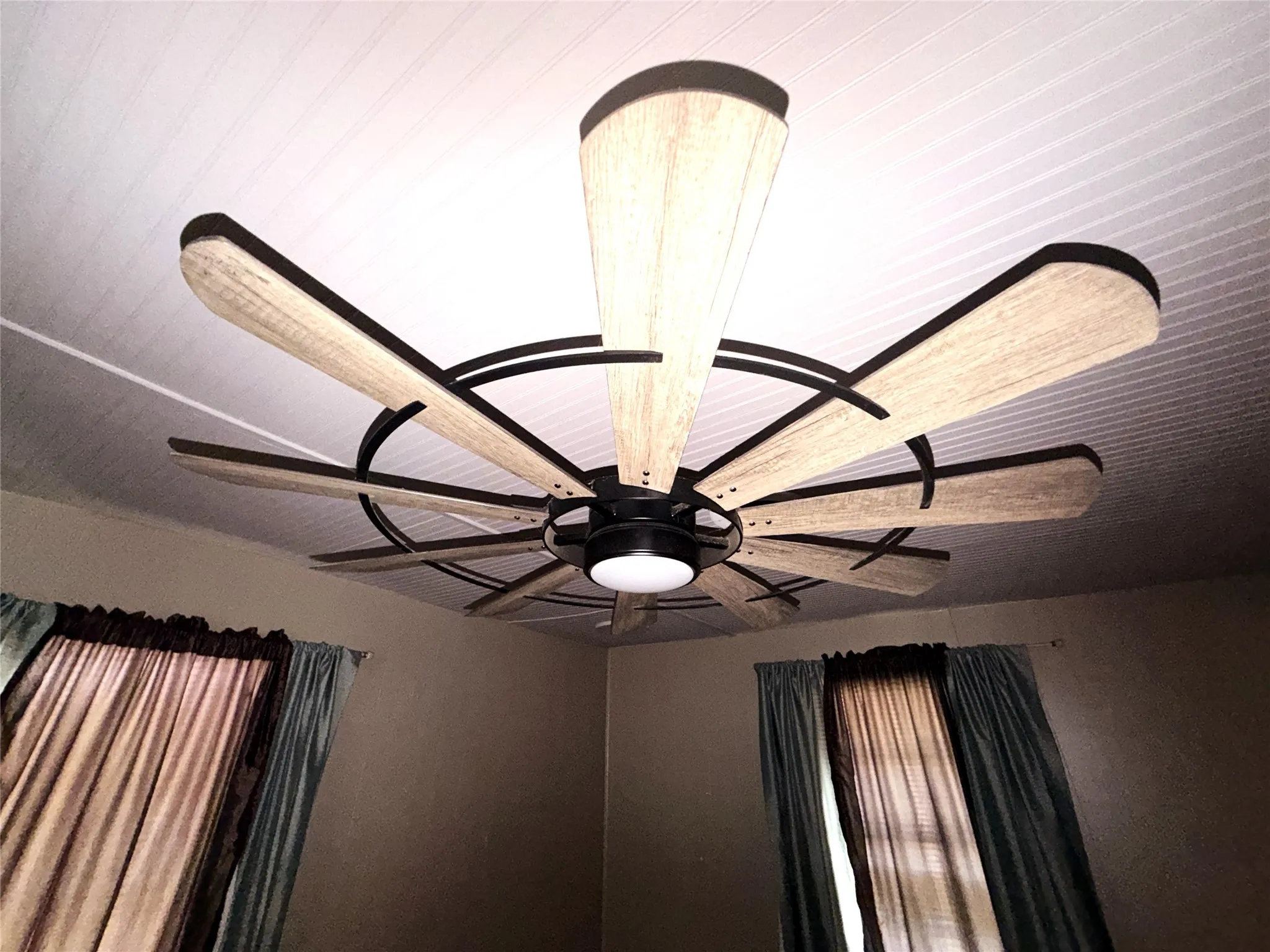 two unique ceiling fans