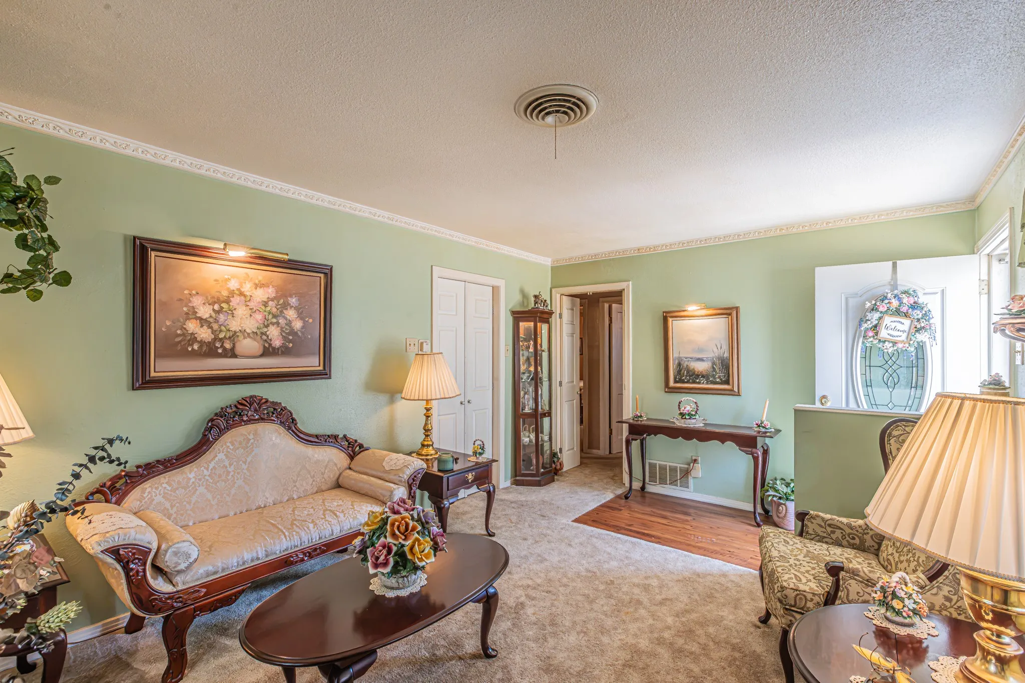 Detailed crown molding