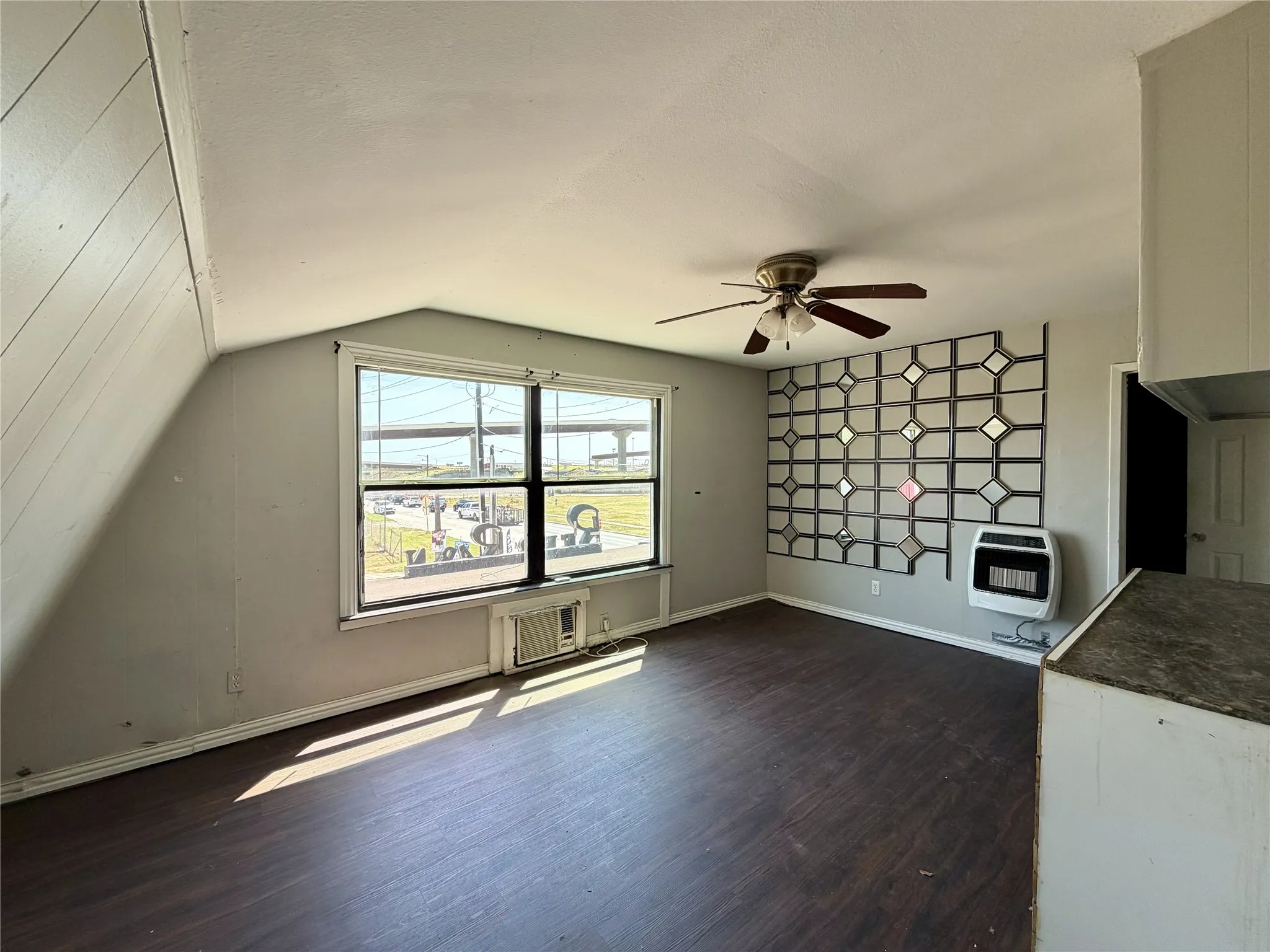 Living area with great view of outside.