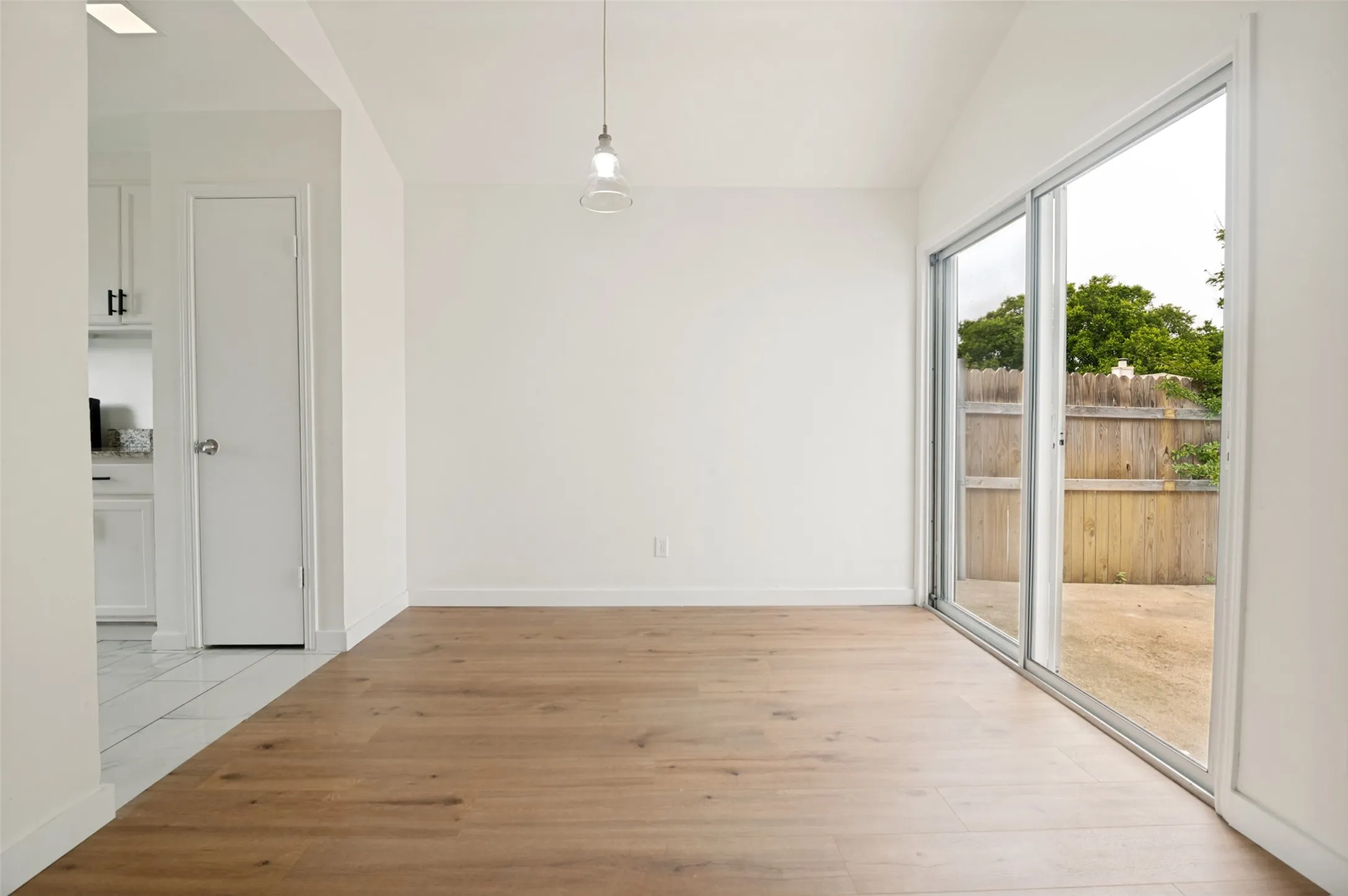 Breakfast/dining nook. Access to patio #1.
