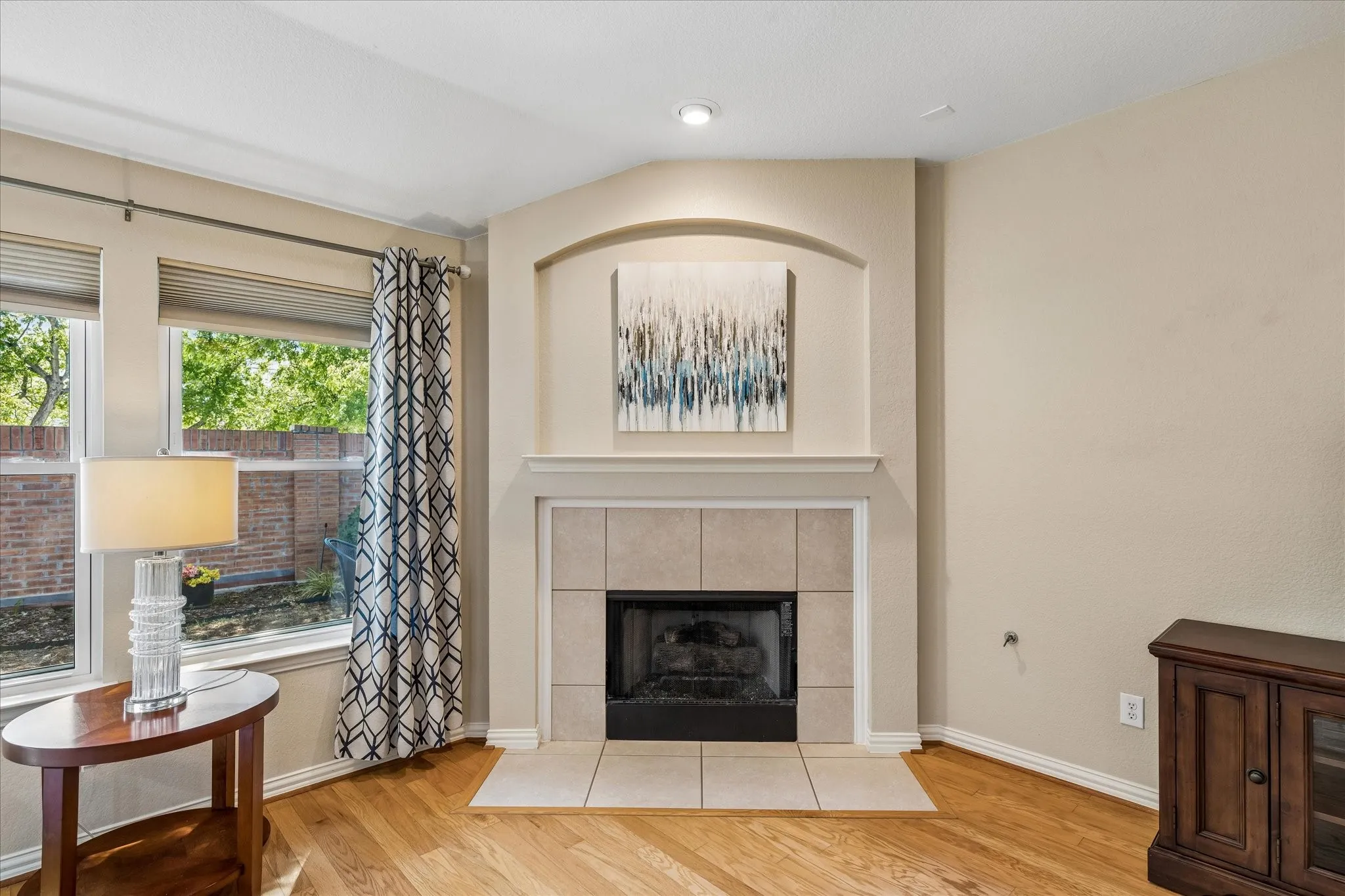 Open floor plan with your gas fireplace as the central feature!