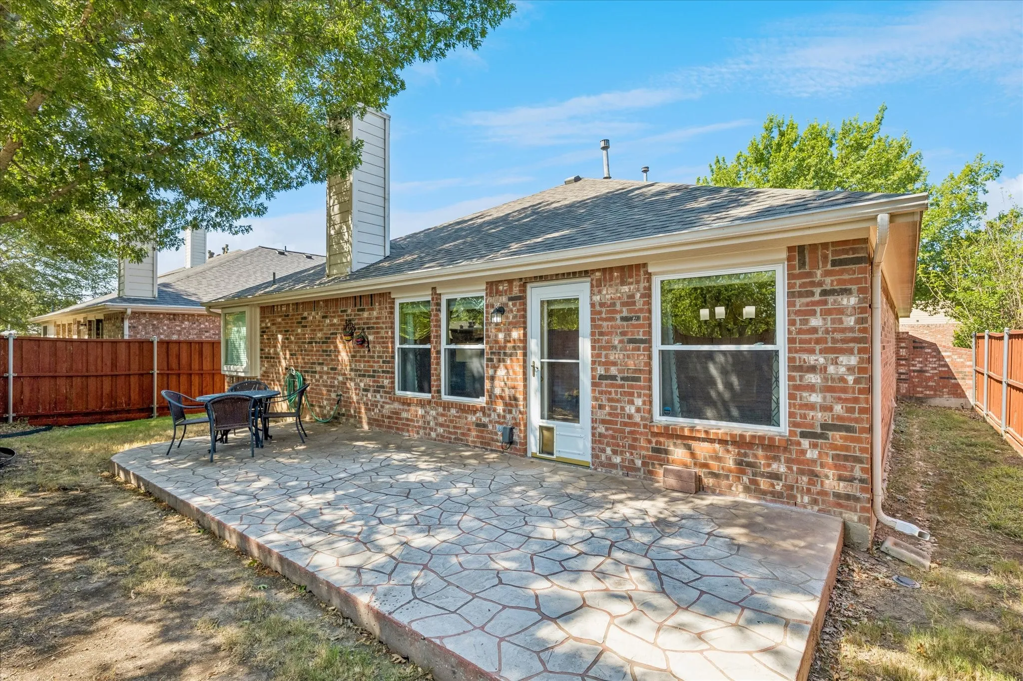 Beautiful, east facing backyard!