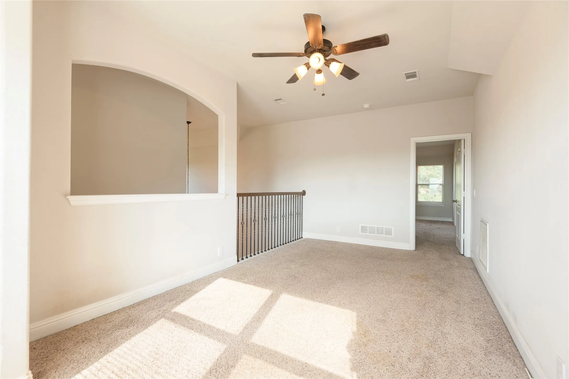 Upstairs living area or game room