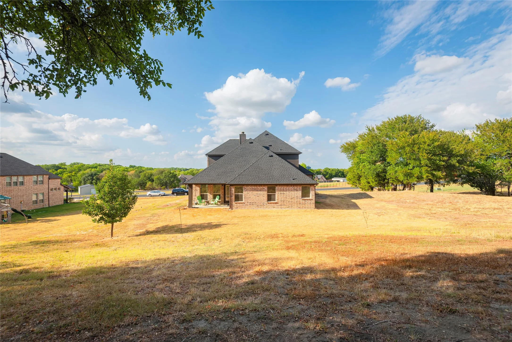 Back of property