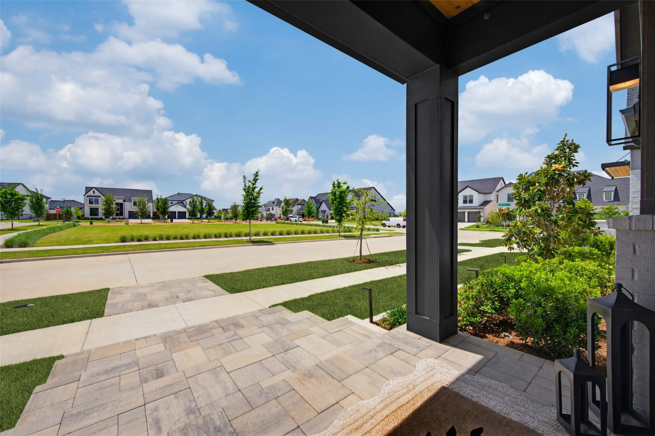 Premium lot across from neighborhood pocket-park.