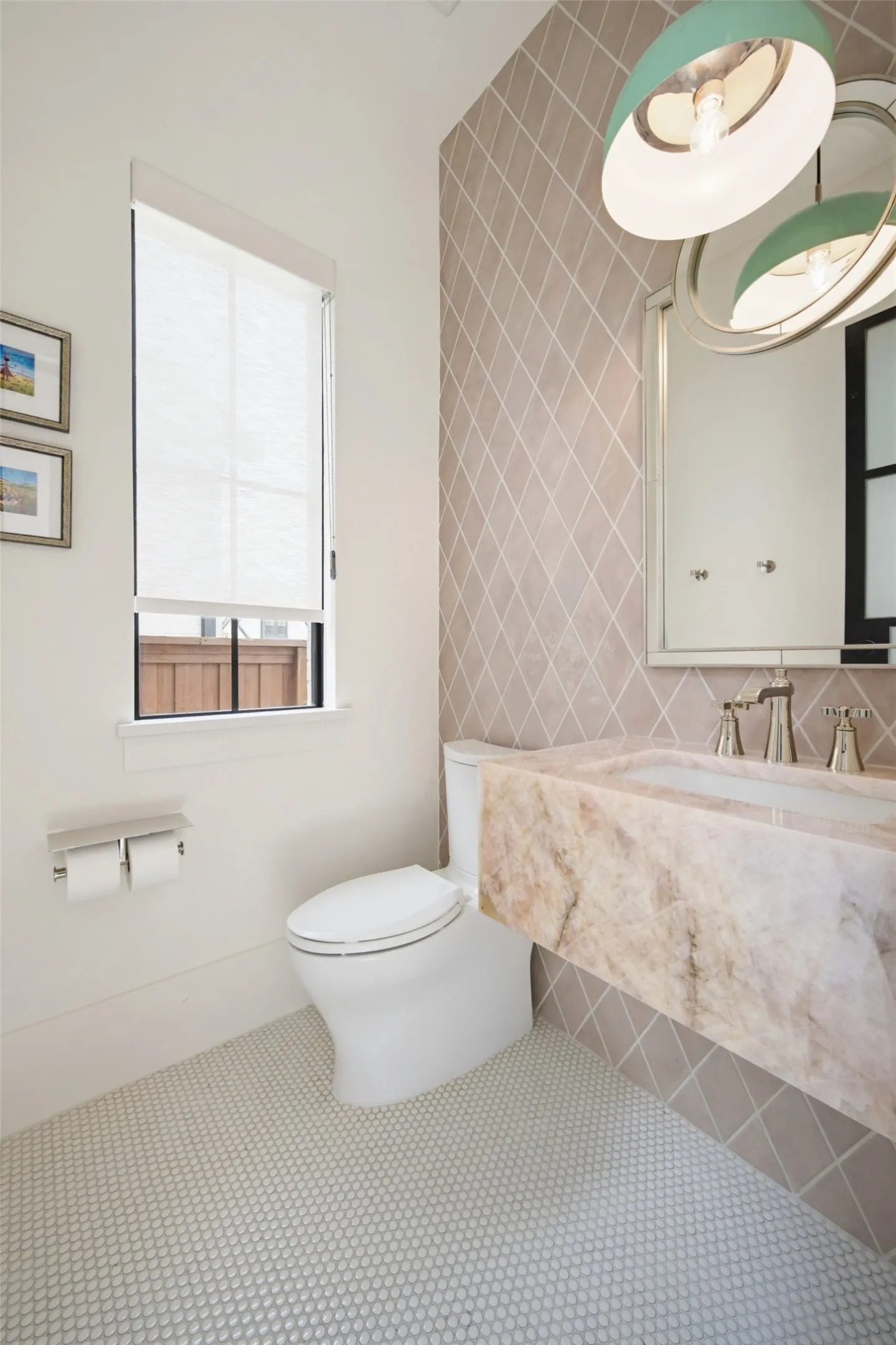 Detached pool bathroom.