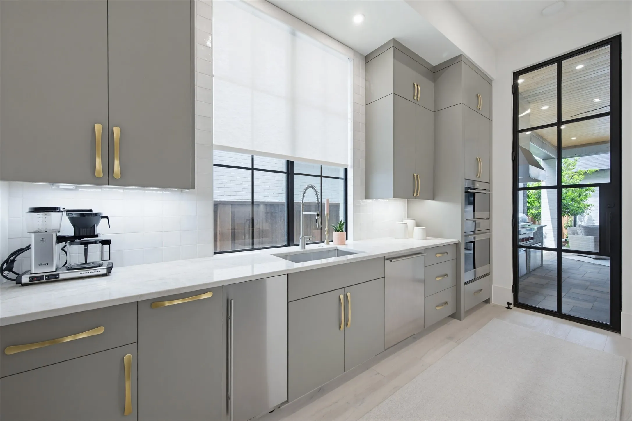 Pre Kitchen includes extra counter space, sink and coffee station area.